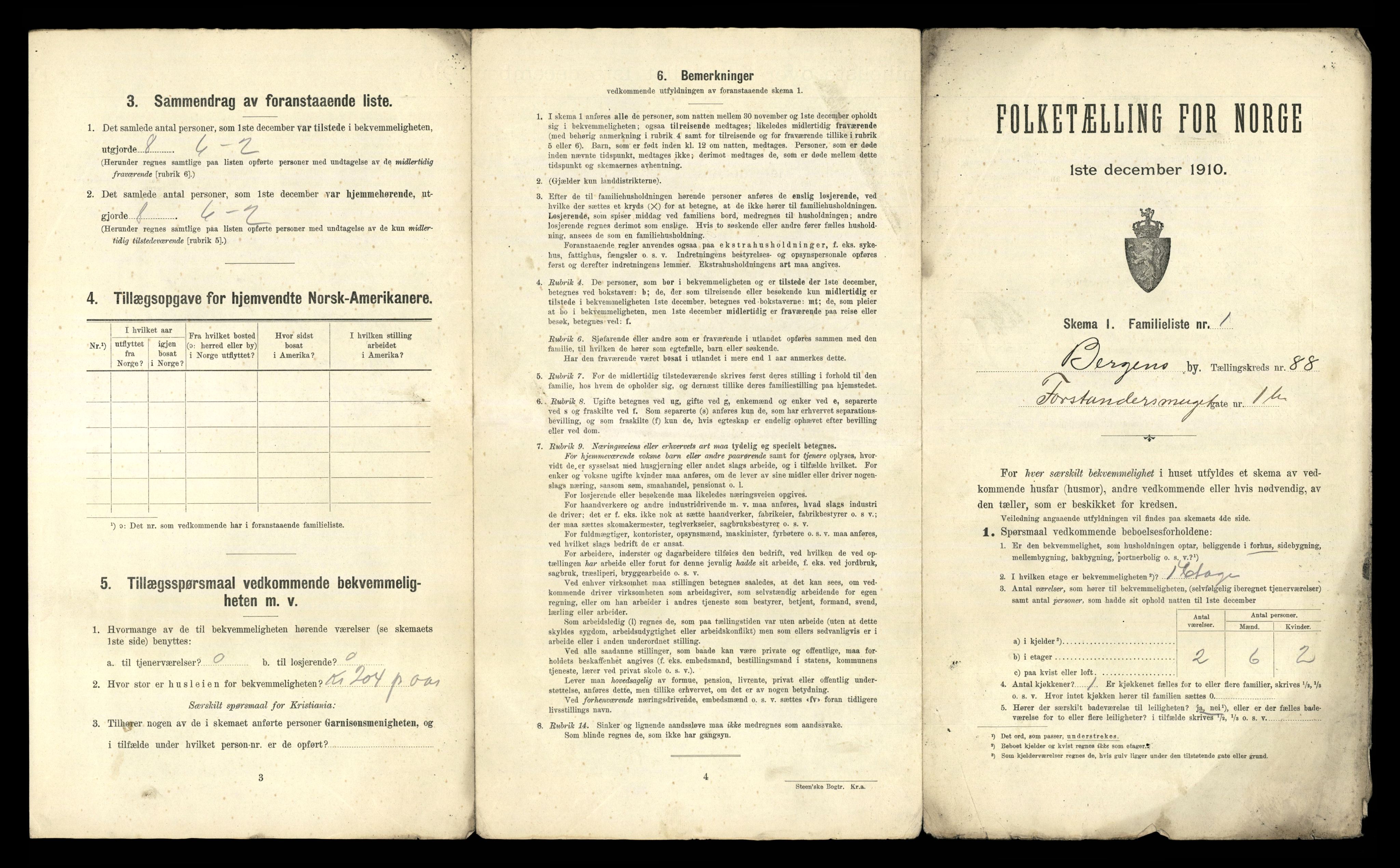 RA, 1910 census for Bergen, 1910, p. 30855