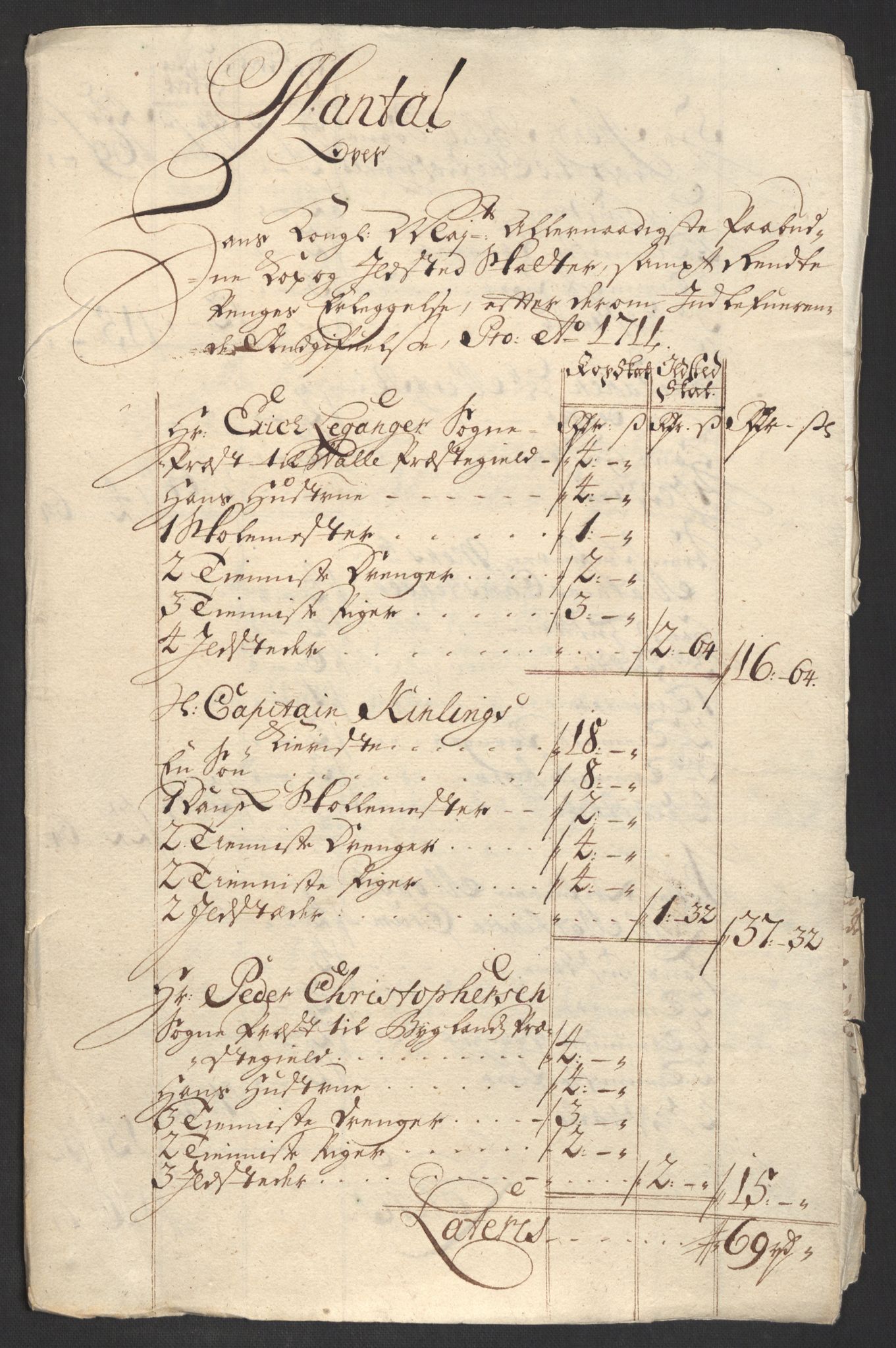 Rentekammeret inntil 1814, Reviderte regnskaper, Fogderegnskap, RA/EA-4092/R40/L2449: Fogderegnskap Råbyggelag, 1709-1711, p. 281