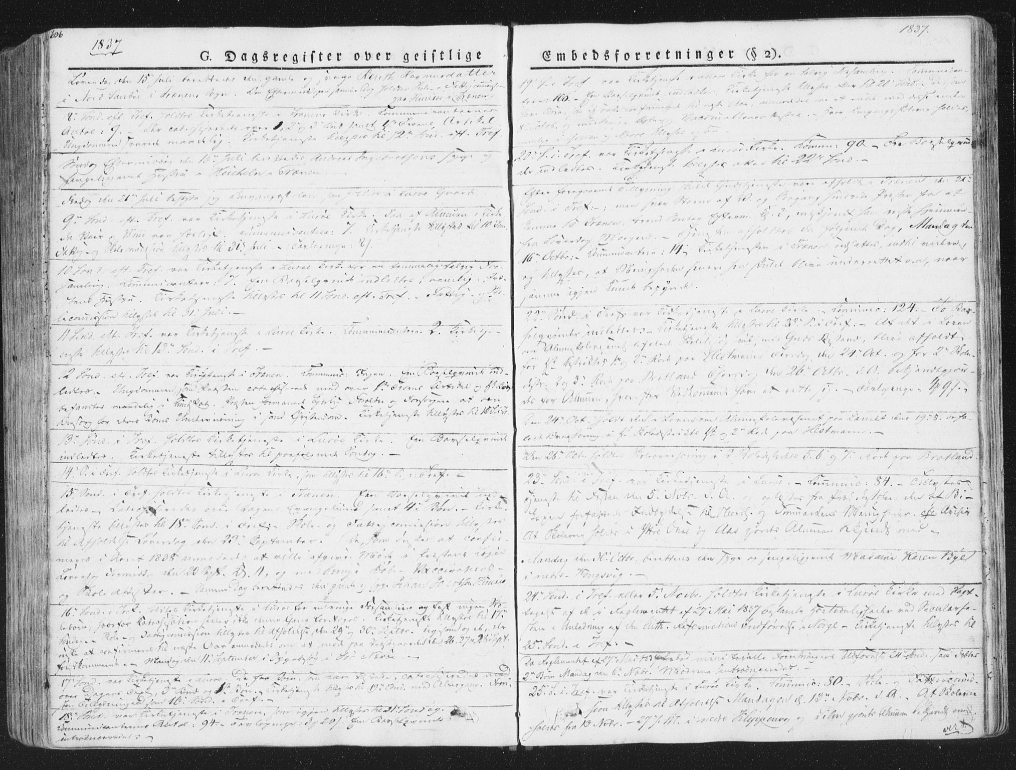 Ministerialprotokoller, klokkerbøker og fødselsregistre - Nordland, AV/SAT-A-1459/839/L0566: Parish register (official) no. 839A03, 1825-1862, p. 636