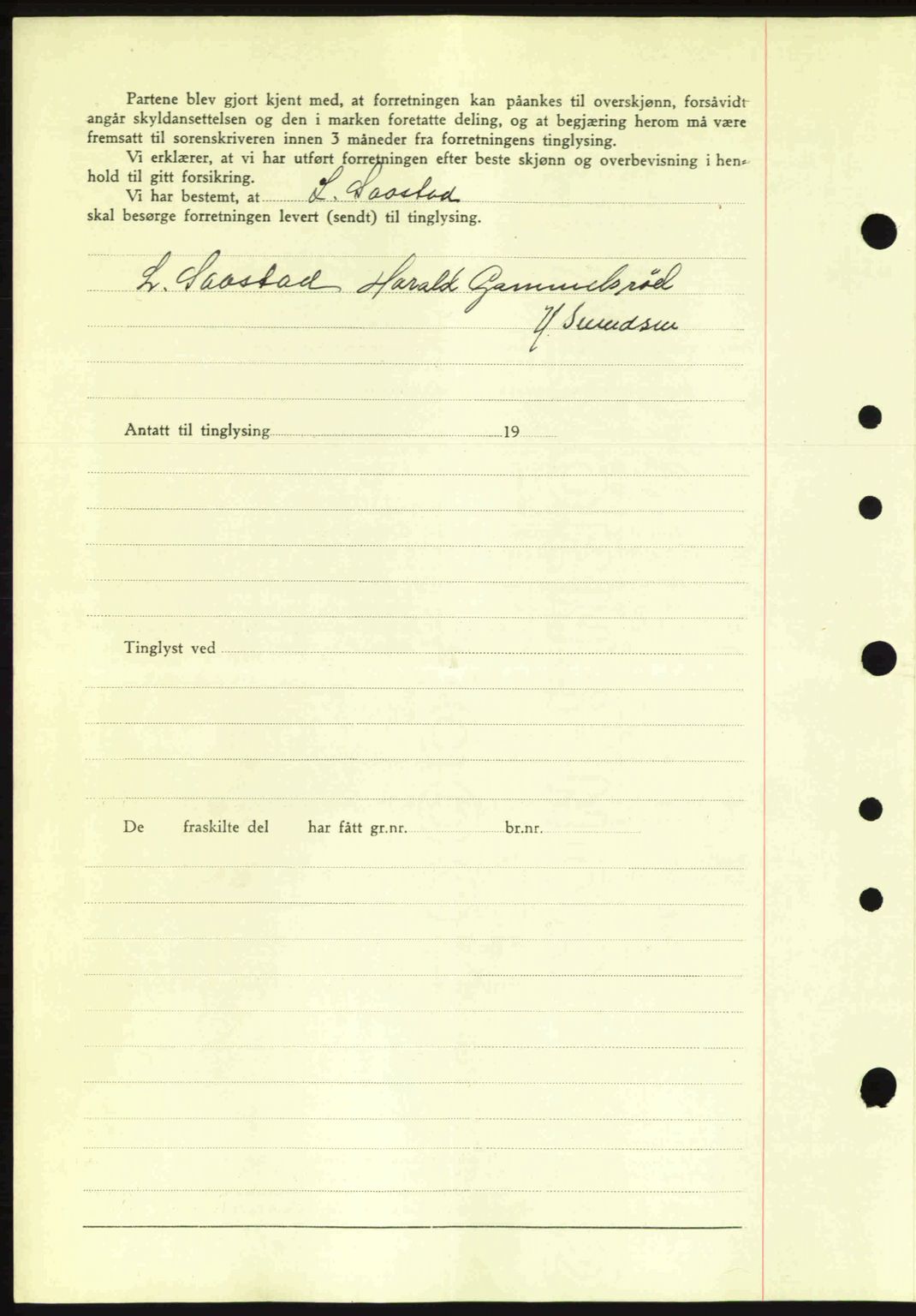 Moss sorenskriveri, SAO/A-10168: Mortgage book no. A9, 1941-1942, Diary no: : 585/1942