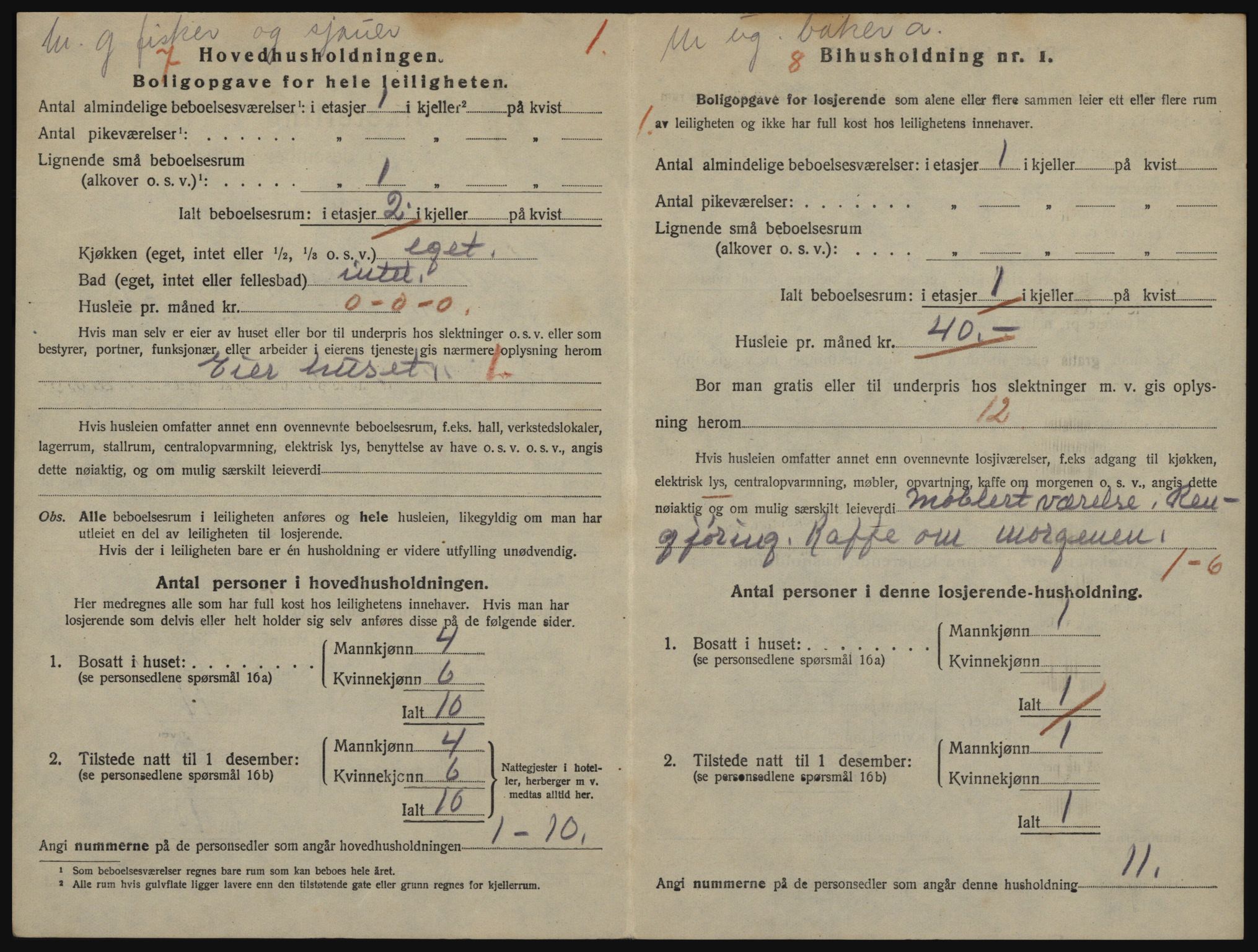 SATØ, 1920 census for Hammerfest, 1920, p. 1323