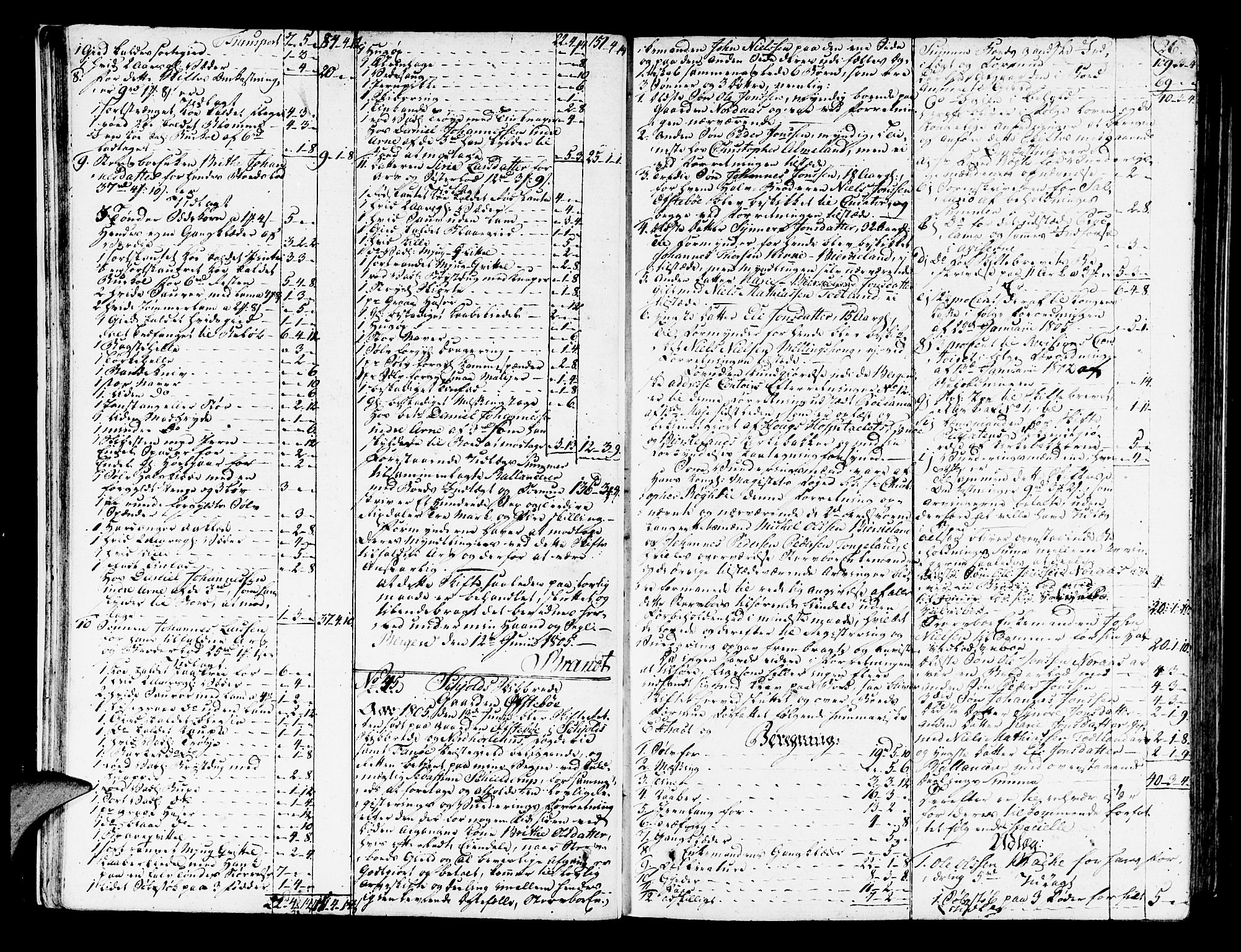 Nordhordland sorenskrivar, AV/SAB-A-2901/1/H/Ha/L0011a: Skifteprotokollar Nordhordland , 1805-1807, p. 25b-26a
