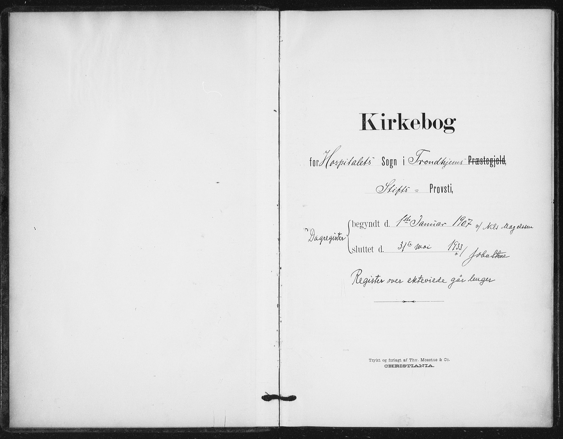 Ministerialprotokoller, klokkerbøker og fødselsregistre - Sør-Trøndelag, SAT/A-1456/623/L0472: Parish register (official) no. 623A06, 1907-1938