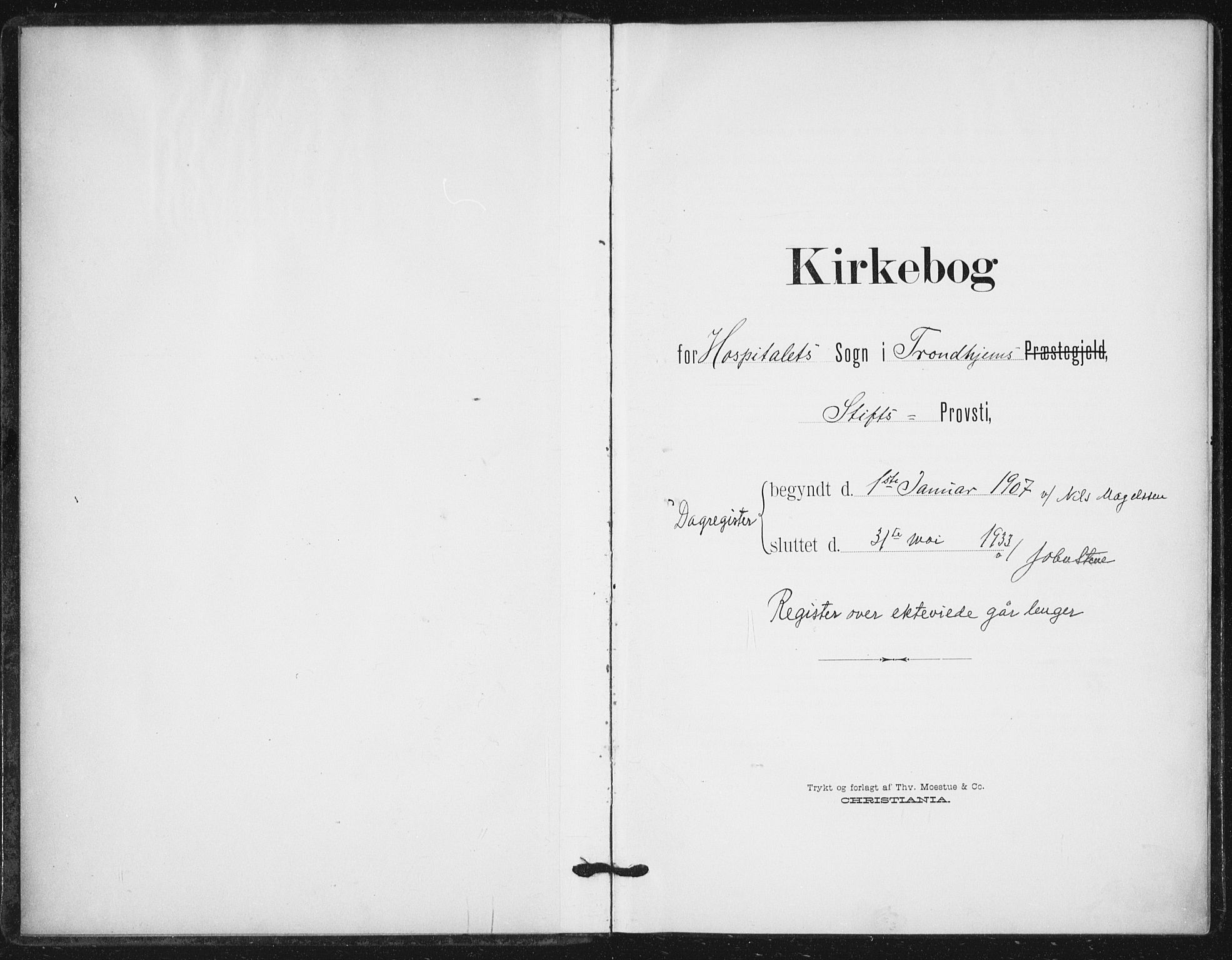 Ministerialprotokoller, klokkerbøker og fødselsregistre - Sør-Trøndelag, AV/SAT-A-1456/623/L0472: Parish register (official) no. 623A06, 1907-1938