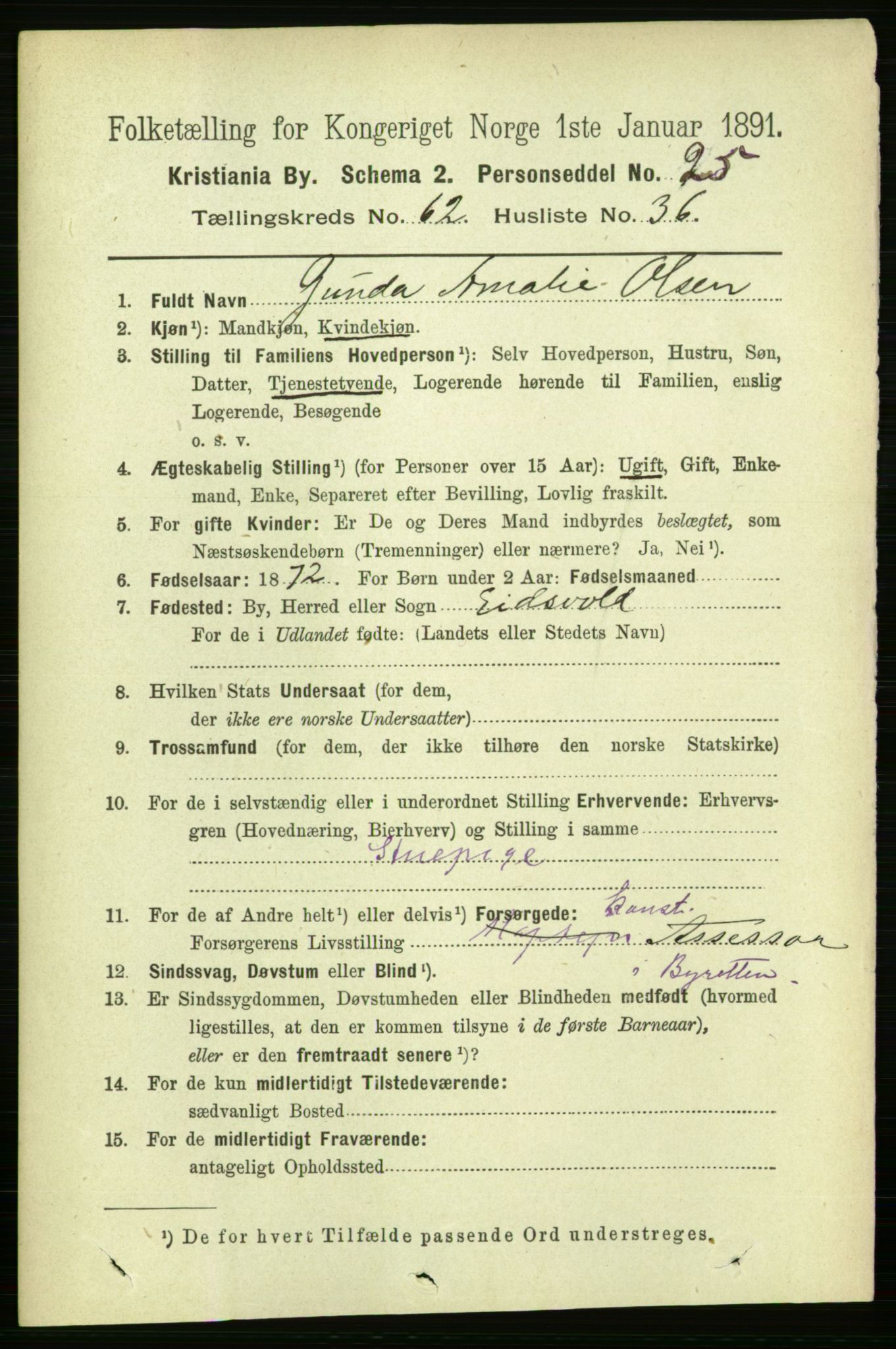 RA, 1891 census for 0301 Kristiania, 1891, p. 33770