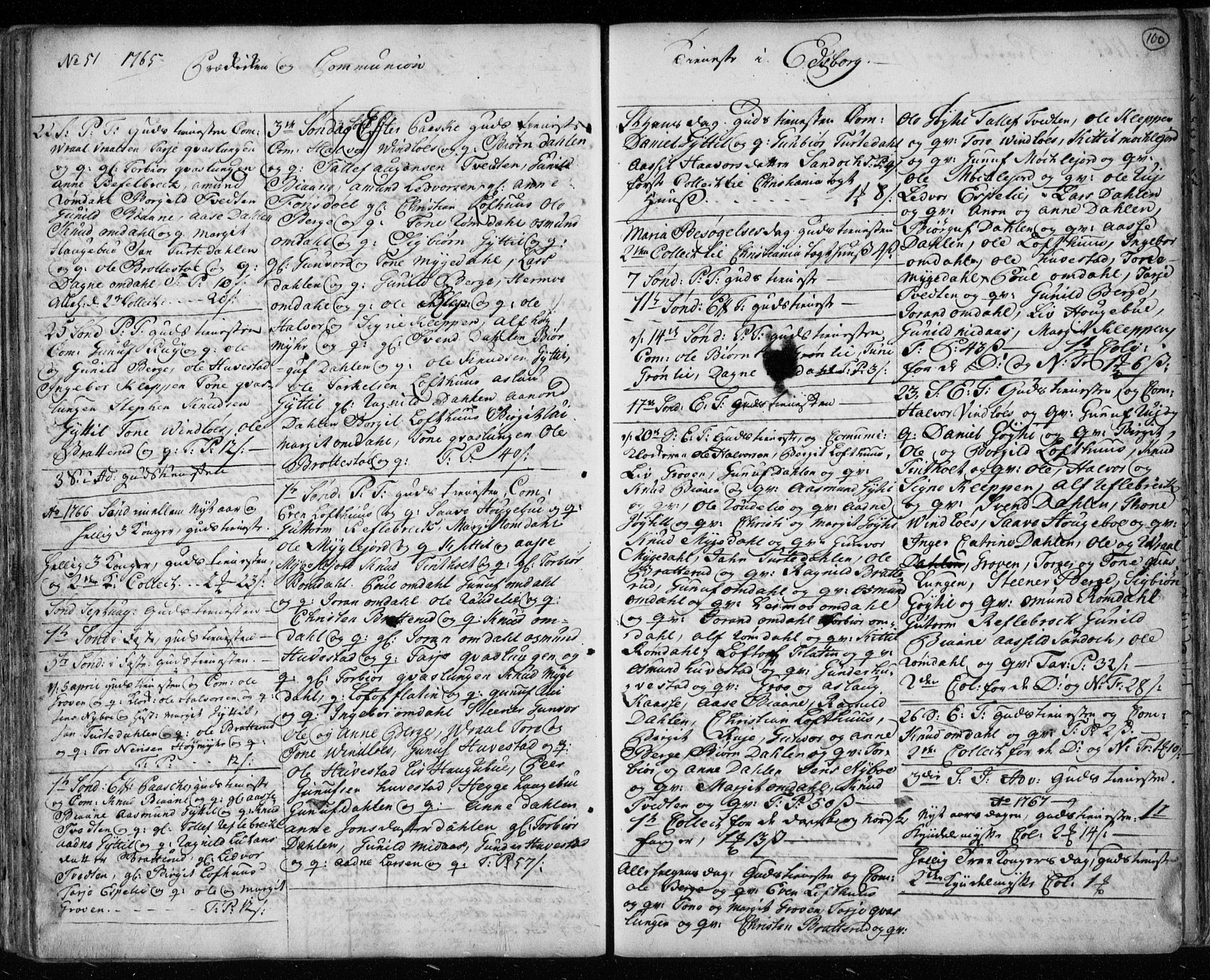 Lårdal kirkebøker, SAKO/A-284/F/Fa/L0003: Parish register (official) no. I 3, 1754-1790, p. 100