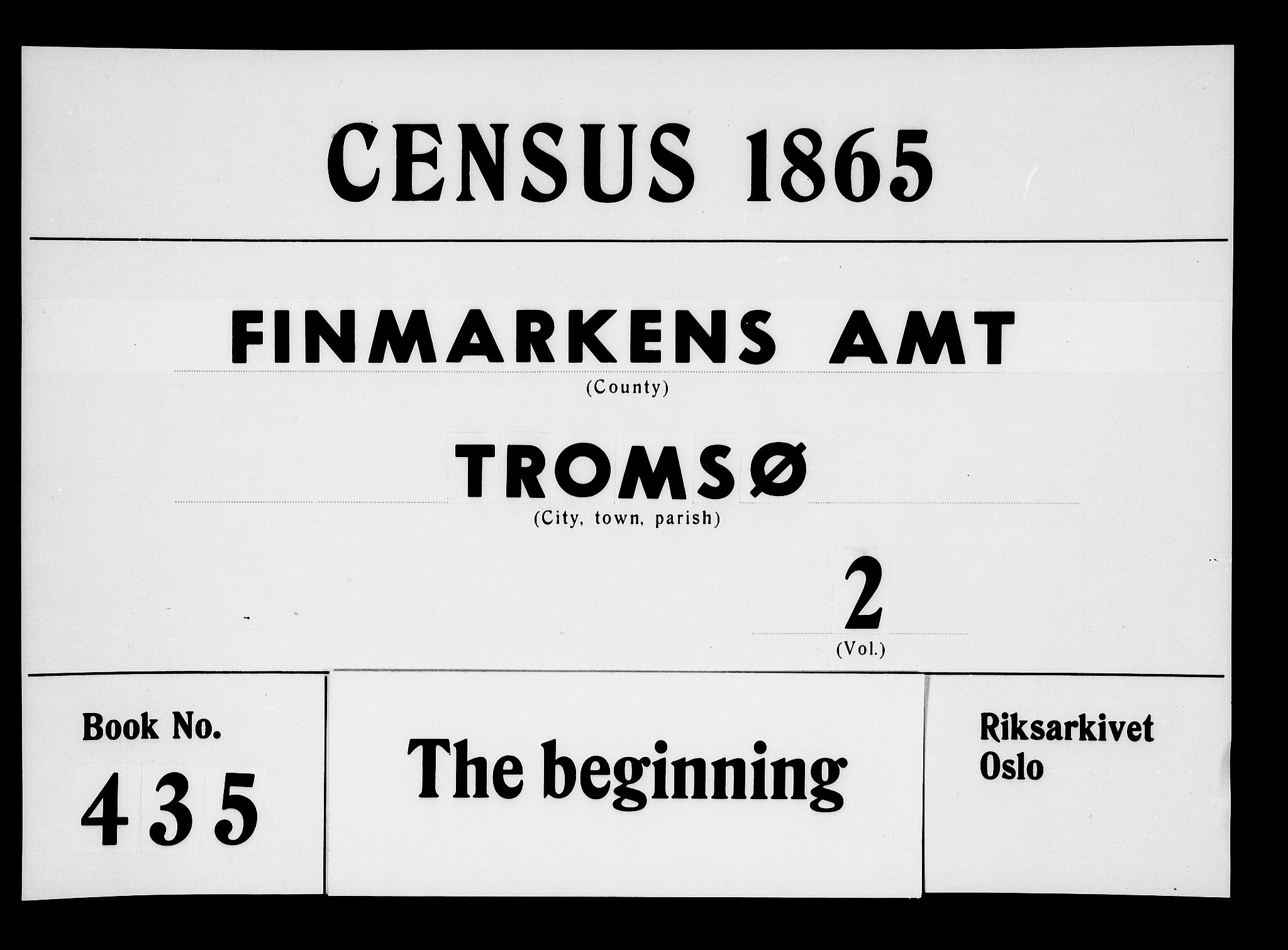 RA, 1865 census for Tromsø, 1865, p. 403