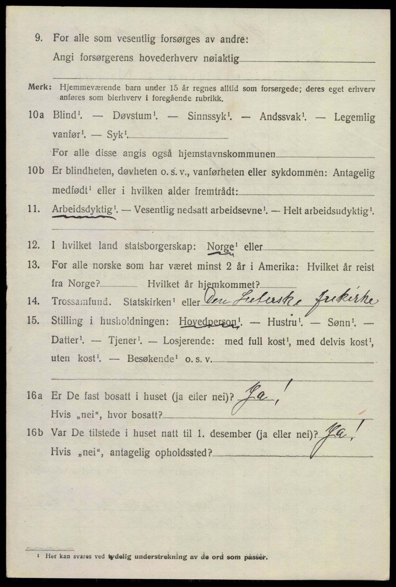 SAKO, 1920 census for Skåtøy, 1920, p. 3129