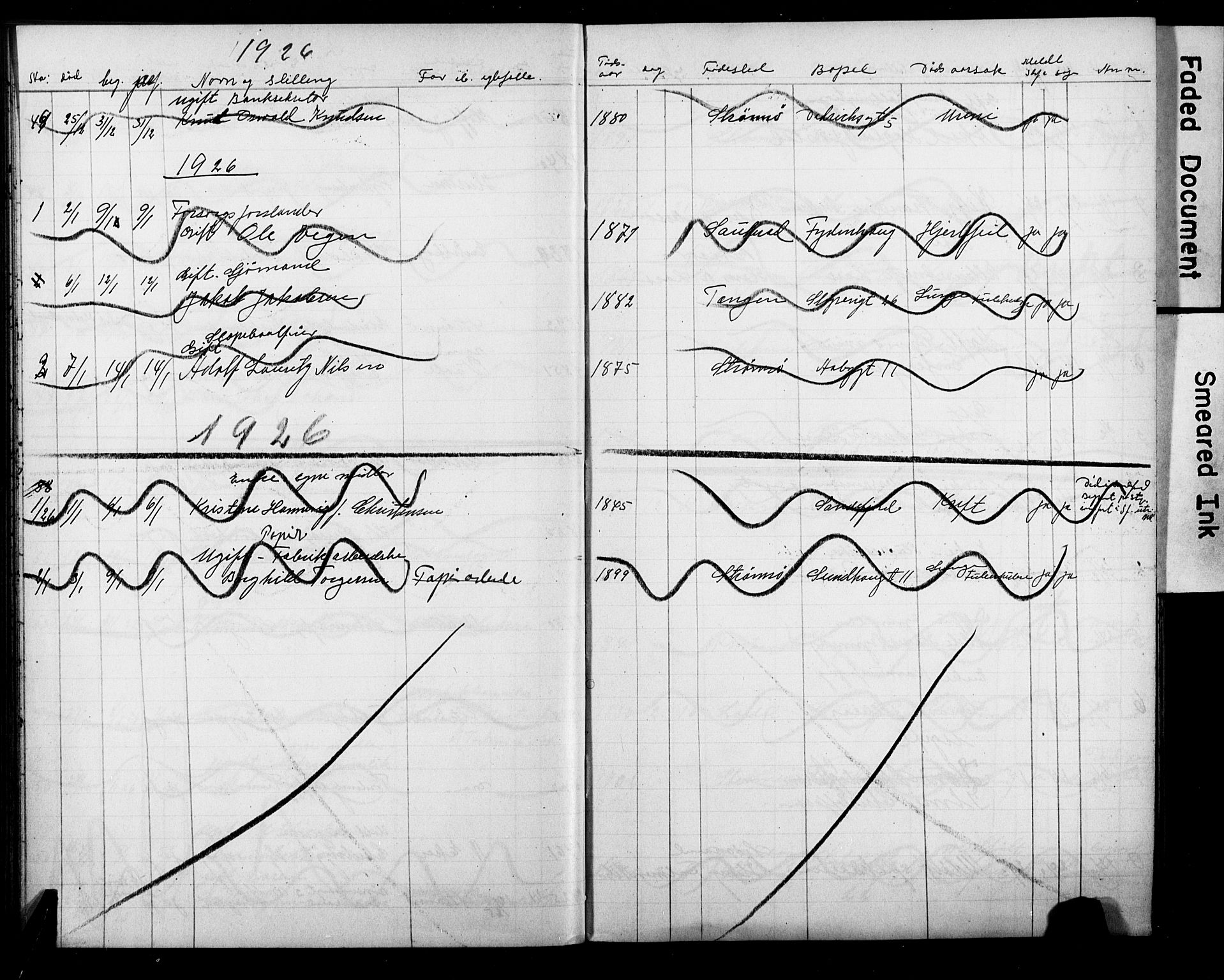 Strømsø kirkebøker, AV/SAKO-A-246/Y/Ya/L0008: Parish register draft no. I 8, 1916-1931