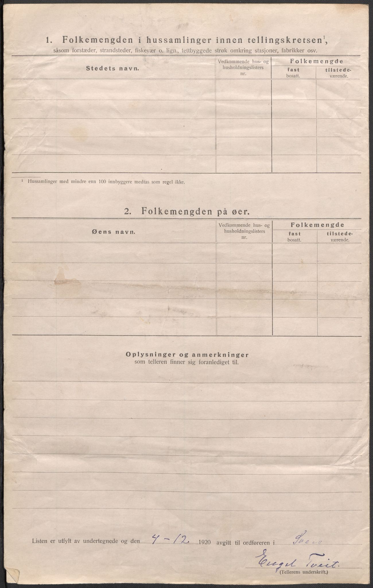 SAB, 1920 census for Sveio, 1920, p. 22