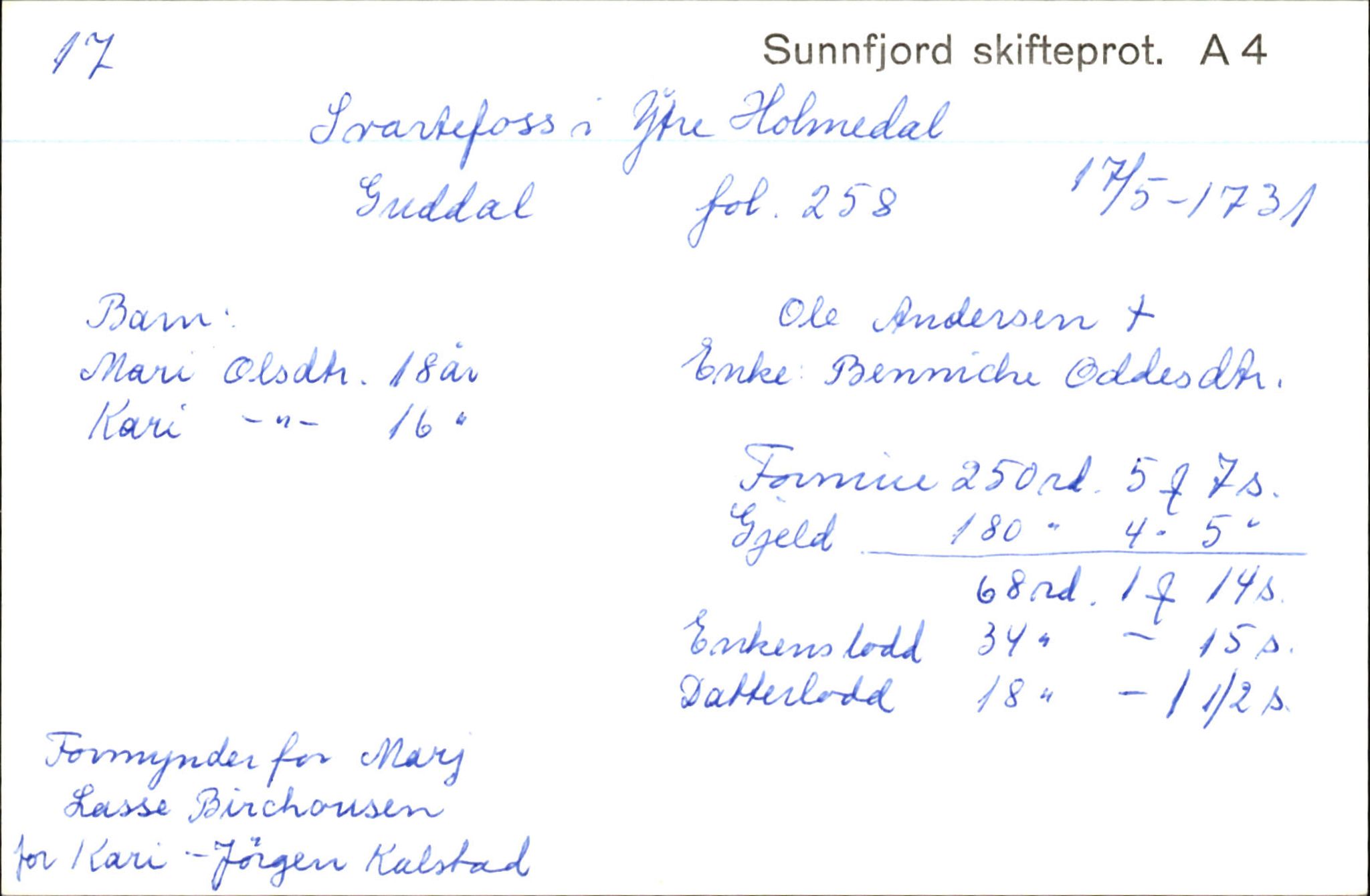 Skiftekort ved Statsarkivet i Bergen, SAB/SKIFTEKORT/003/L0003: Skifteprotokoll nr. 4-5, 1737-1751, p. 304