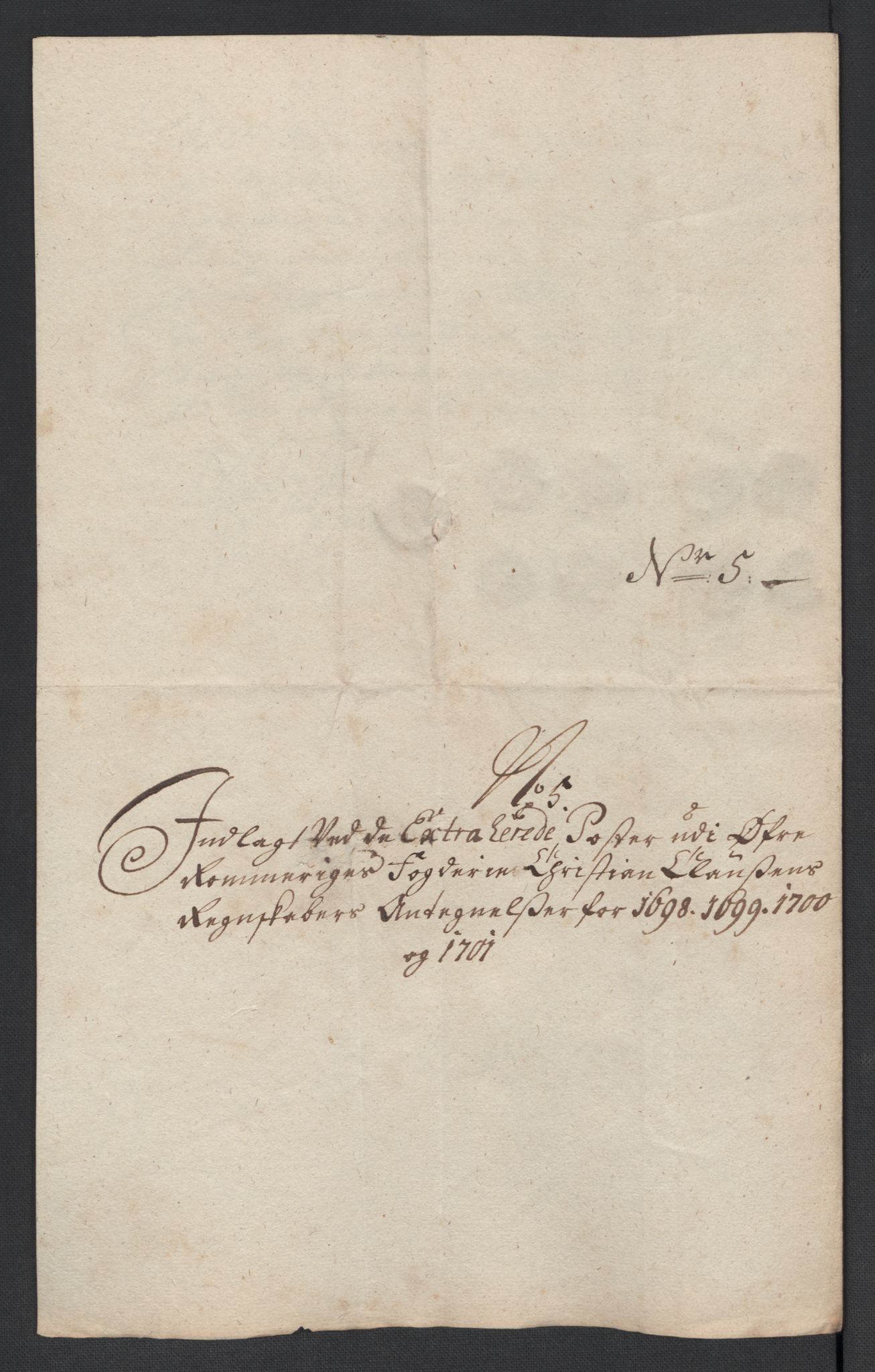 Rentekammeret inntil 1814, Reviderte regnskaper, Fogderegnskap, AV/RA-EA-4092/R12/L0715: Fogderegnskap Øvre Romerike, 1698-1701, p. 166