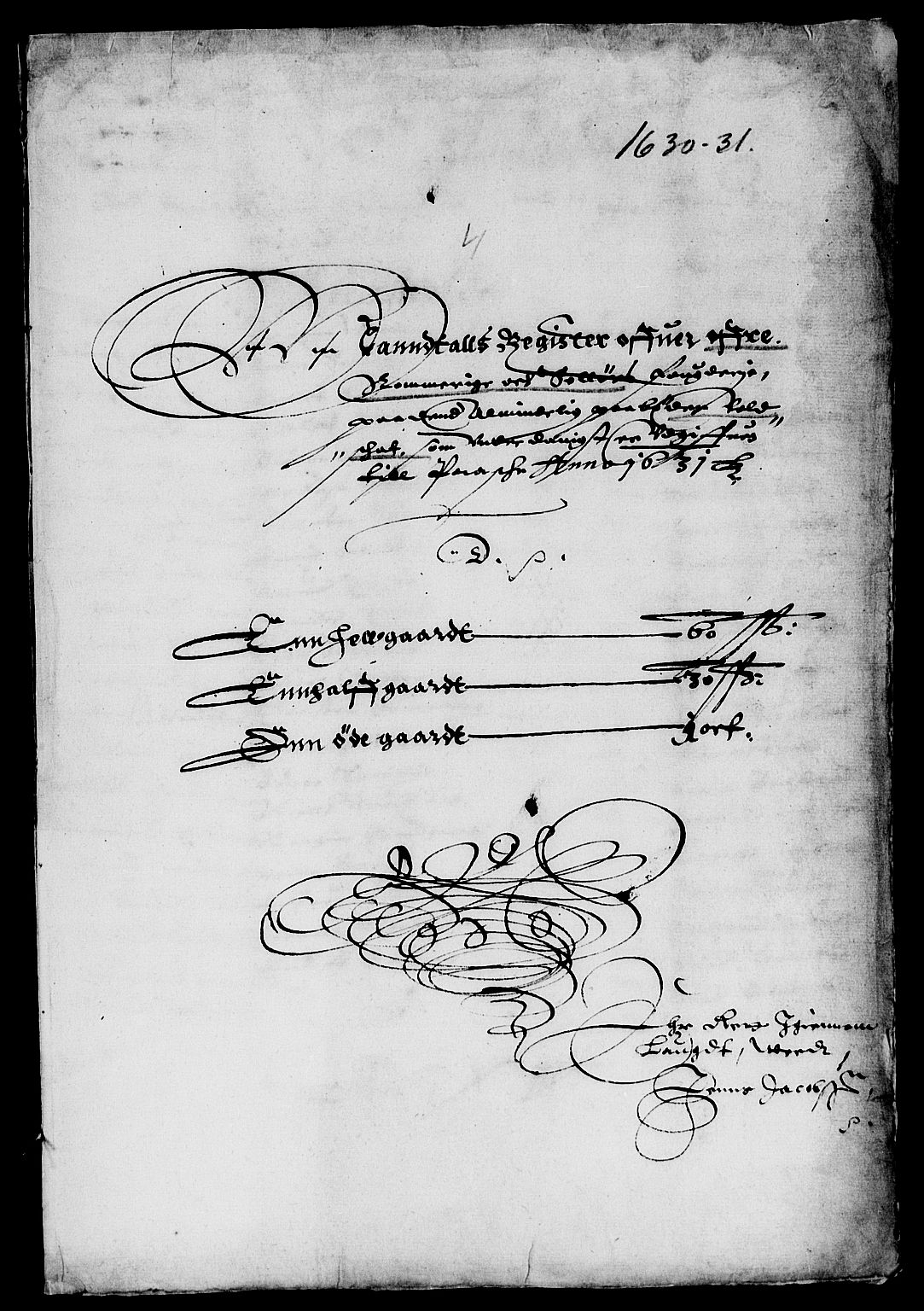Rentekammeret inntil 1814, Reviderte regnskaper, Lensregnskaper, AV/RA-EA-5023/R/Rb/Rba/L0103: Akershus len, 1629-1631