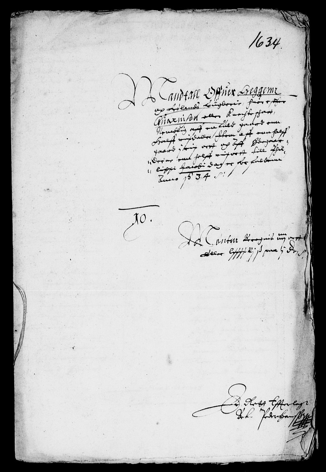 Rentekammeret inntil 1814, Reviderte regnskaper, Lensregnskaper, RA/EA-5023/R/Rb/Rba/L0117: Akershus len, 1632-1634