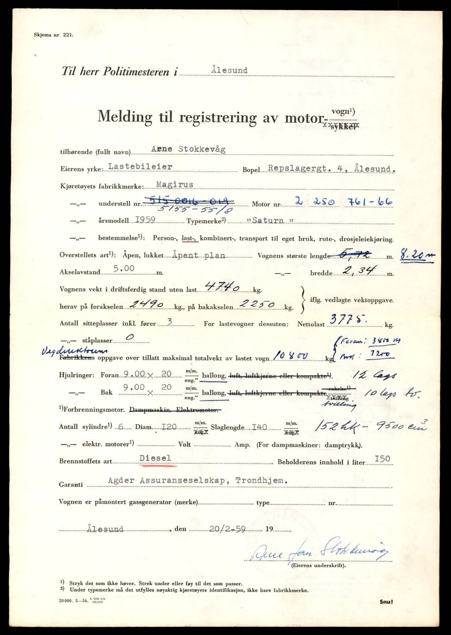Møre og Romsdal vegkontor - Ålesund trafikkstasjon, AV/SAT-A-4099/F/Fe/L0032: Registreringskort for kjøretøy T 11997 - T 12149, 1927-1998, p. 547