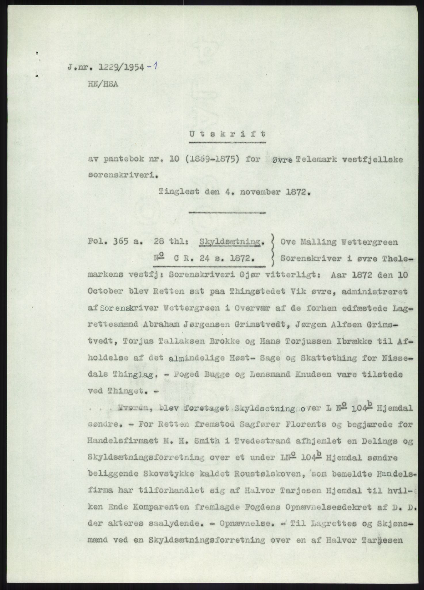 Statsarkivet i Kongsberg, SAKO/A-0001, 1954-1955, p. 236