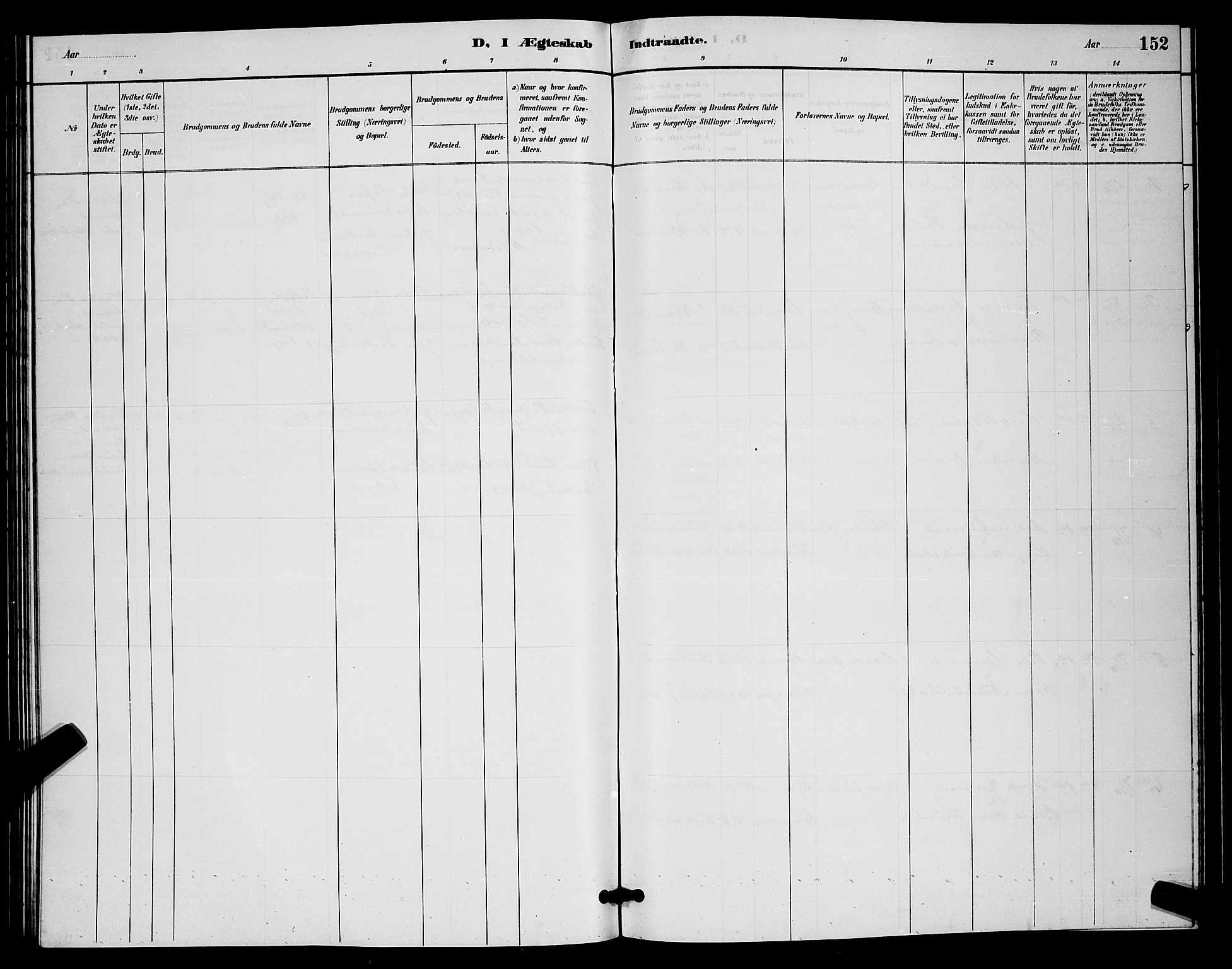 Kistrand/Porsanger sokneprestembete, AV/SATØ-S-1351/H/Hb/L0004.klokk: Parish register (copy) no. 4, 1885-1894, p. 152