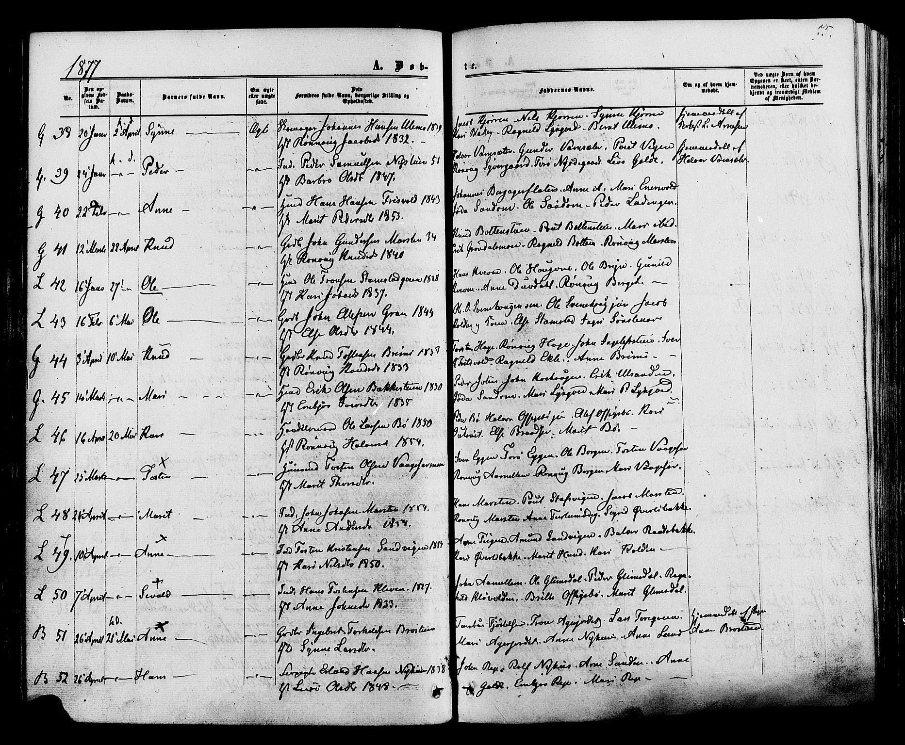 Lom prestekontor, AV/SAH-PREST-070/K/L0007: Parish register (official) no. 7, 1863-1884, p. 75