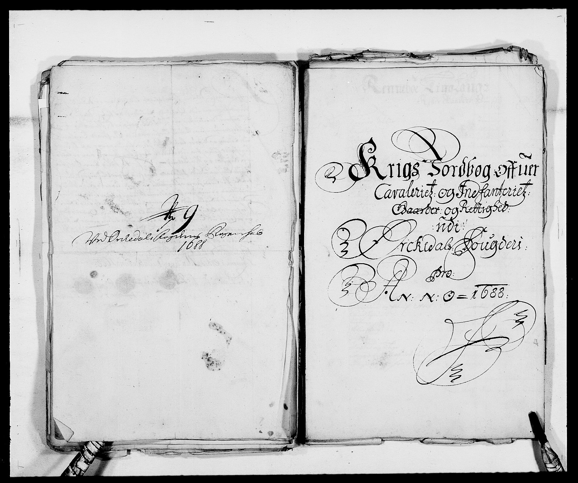 Rentekammeret inntil 1814, Reviderte regnskaper, Fogderegnskap, RA/EA-4092/R58/L3935: Fogderegnskap Orkdal, 1687-1688, p. 372