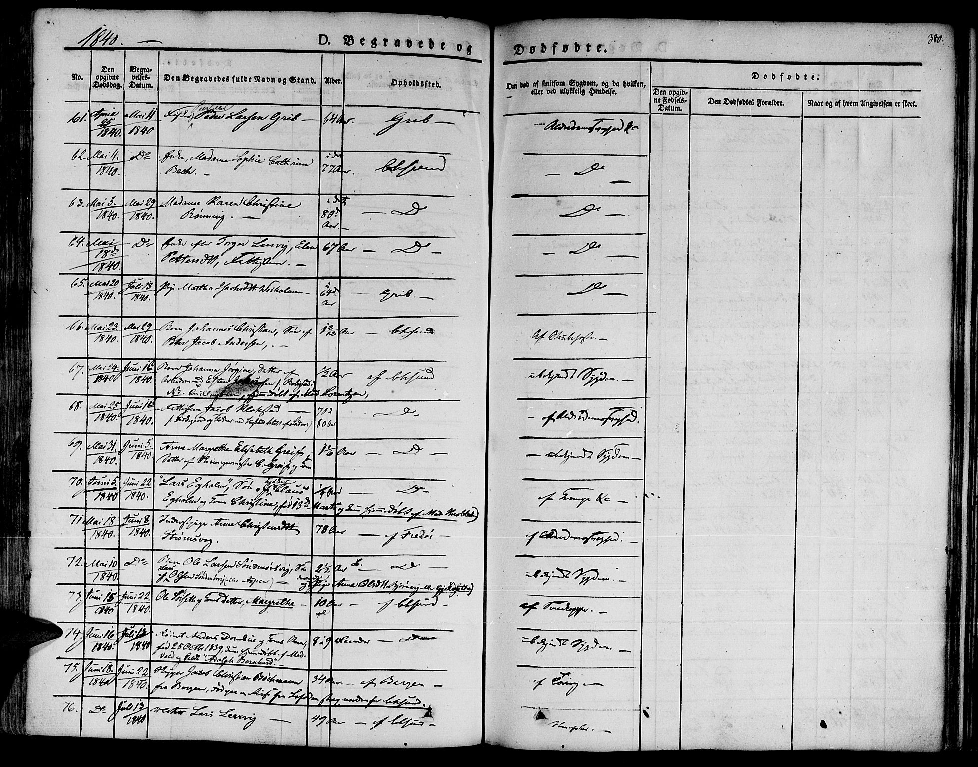 Ministerialprotokoller, klokkerbøker og fødselsregistre - Møre og Romsdal, AV/SAT-A-1454/572/L0843: Parish register (official) no. 572A06, 1832-1842, p. 380