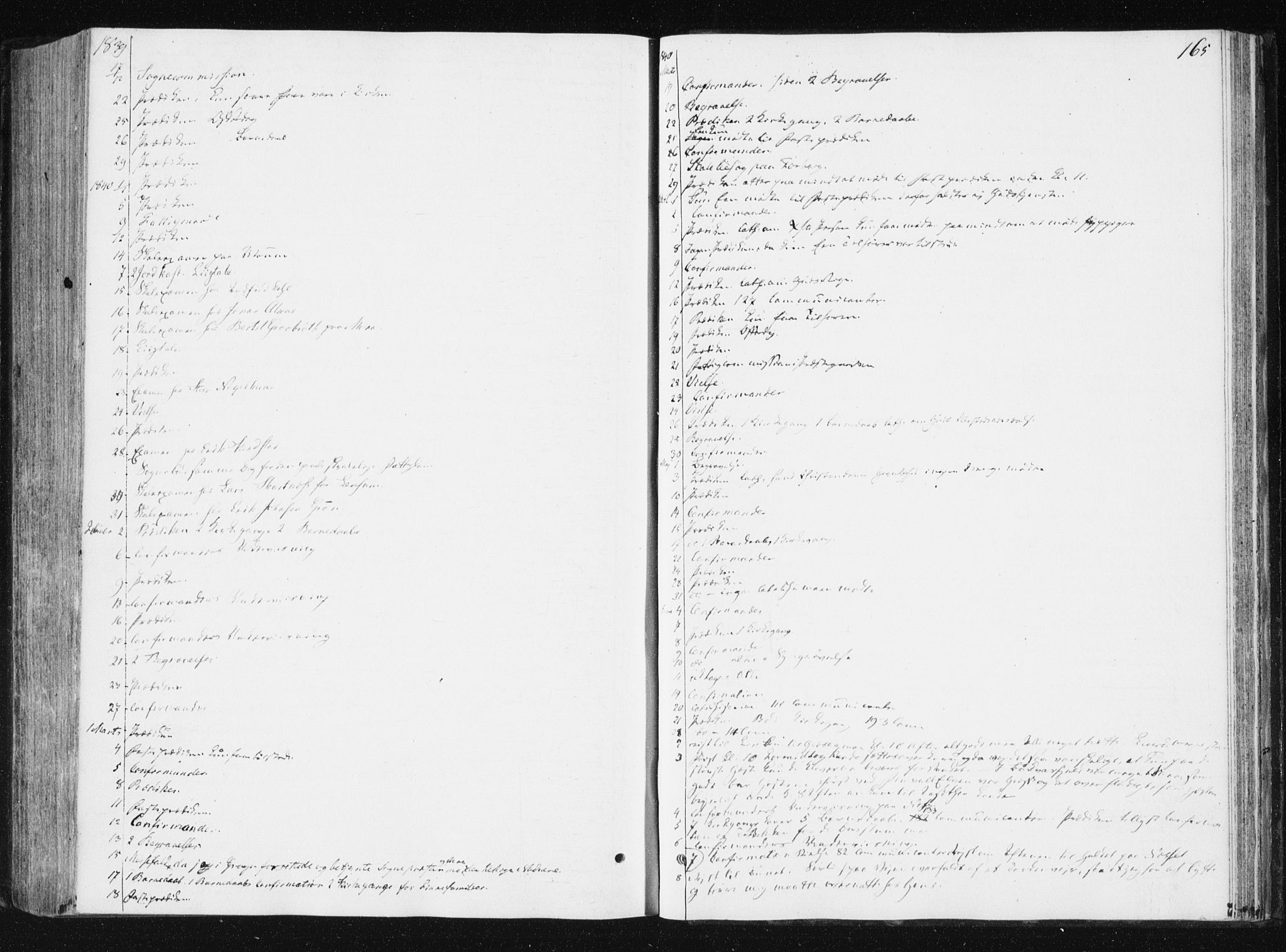 Ministerialprotokoller, klokkerbøker og fødselsregistre - Nord-Trøndelag, SAT/A-1458/749/L0470: Parish register (official) no. 749A04, 1834-1853, p. 165
