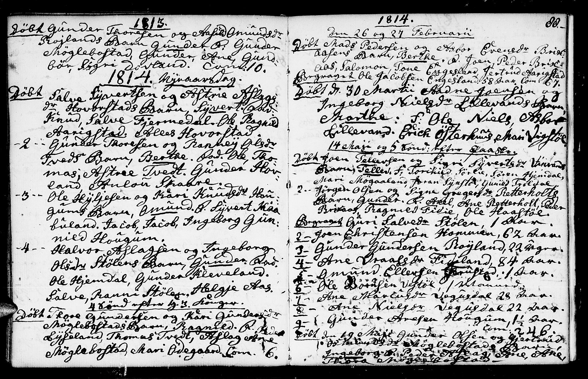 Herefoss sokneprestkontor, SAK/1111-0019/F/Fa/Fab/L0002: Parish register (official) no. A 2, 1780-1816, p. 88
