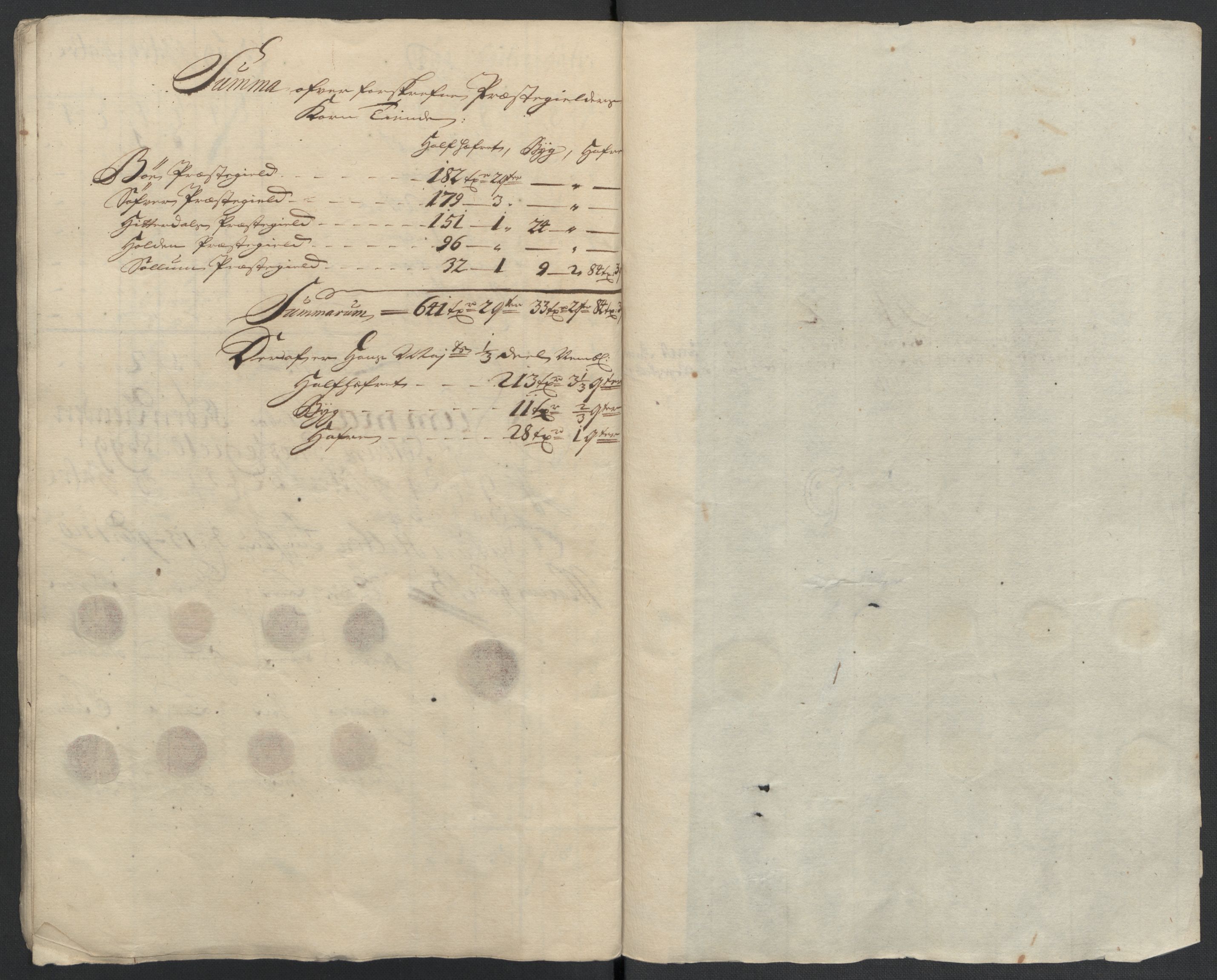 Rentekammeret inntil 1814, Reviderte regnskaper, Fogderegnskap, AV/RA-EA-4092/R36/L2119: Fogderegnskap Øvre og Nedre Telemark og Bamble, 1710, p. 40