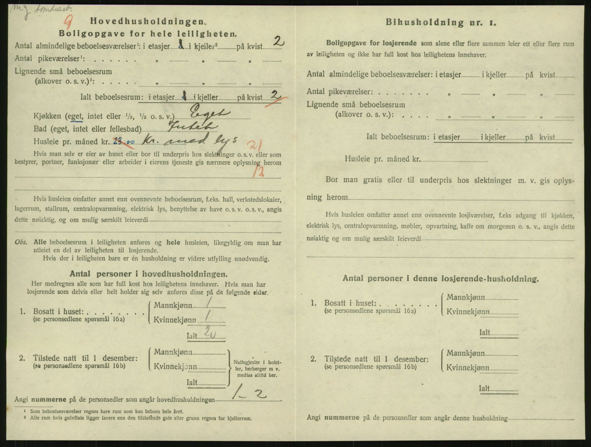 SAT, 1920 census for Namsos, 1920, p. 1962