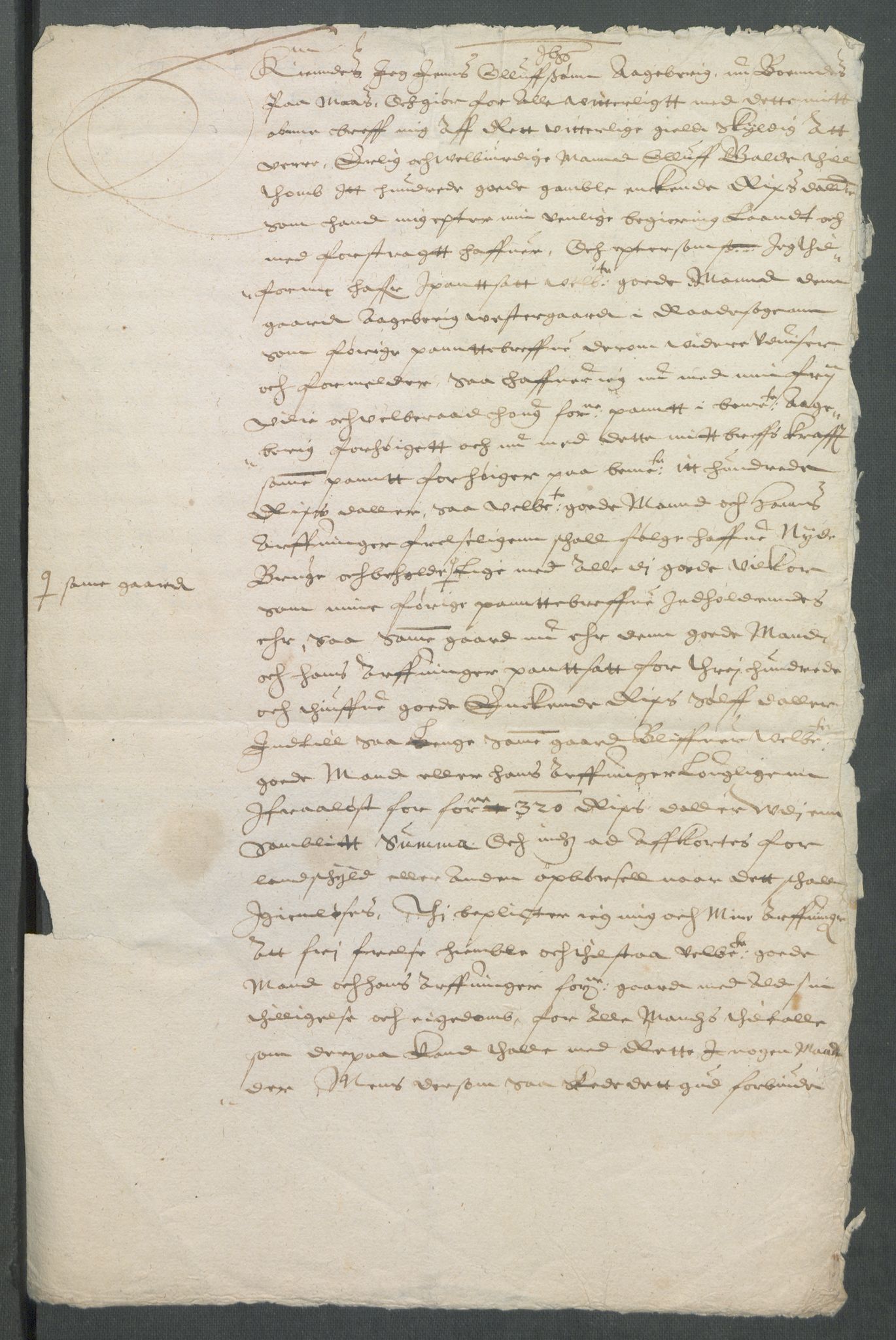 Riksarkivets diplomsamling, AV/RA-EA-5965/F02/L0127: Dokumenter, 1618, p. 34