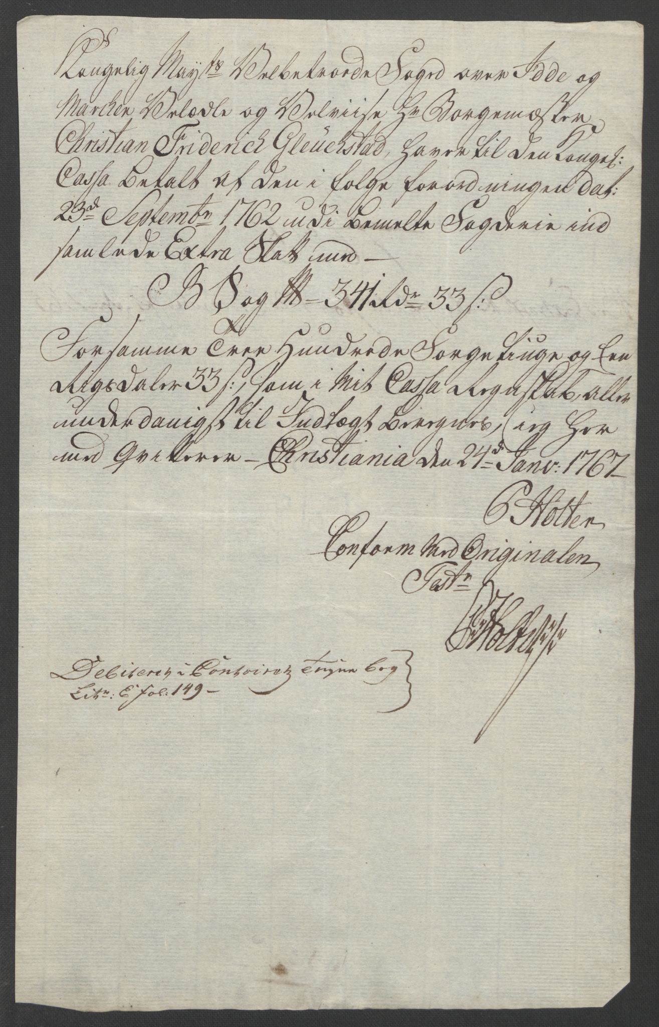 Rentekammeret inntil 1814, Reviderte regnskaper, Fogderegnskap, RA/EA-4092/R01/L0097: Ekstraskatten Idd og Marker, 1756-1767, p. 273