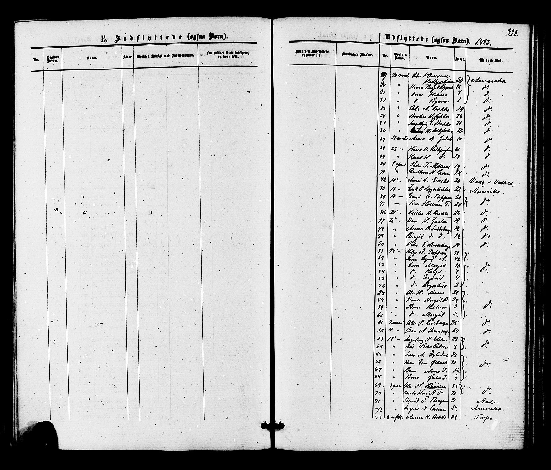 Gol kirkebøker, AV/SAKO-A-226/F/Fa/L0004: Parish register (official) no. I 4, 1876-1886, p. 328