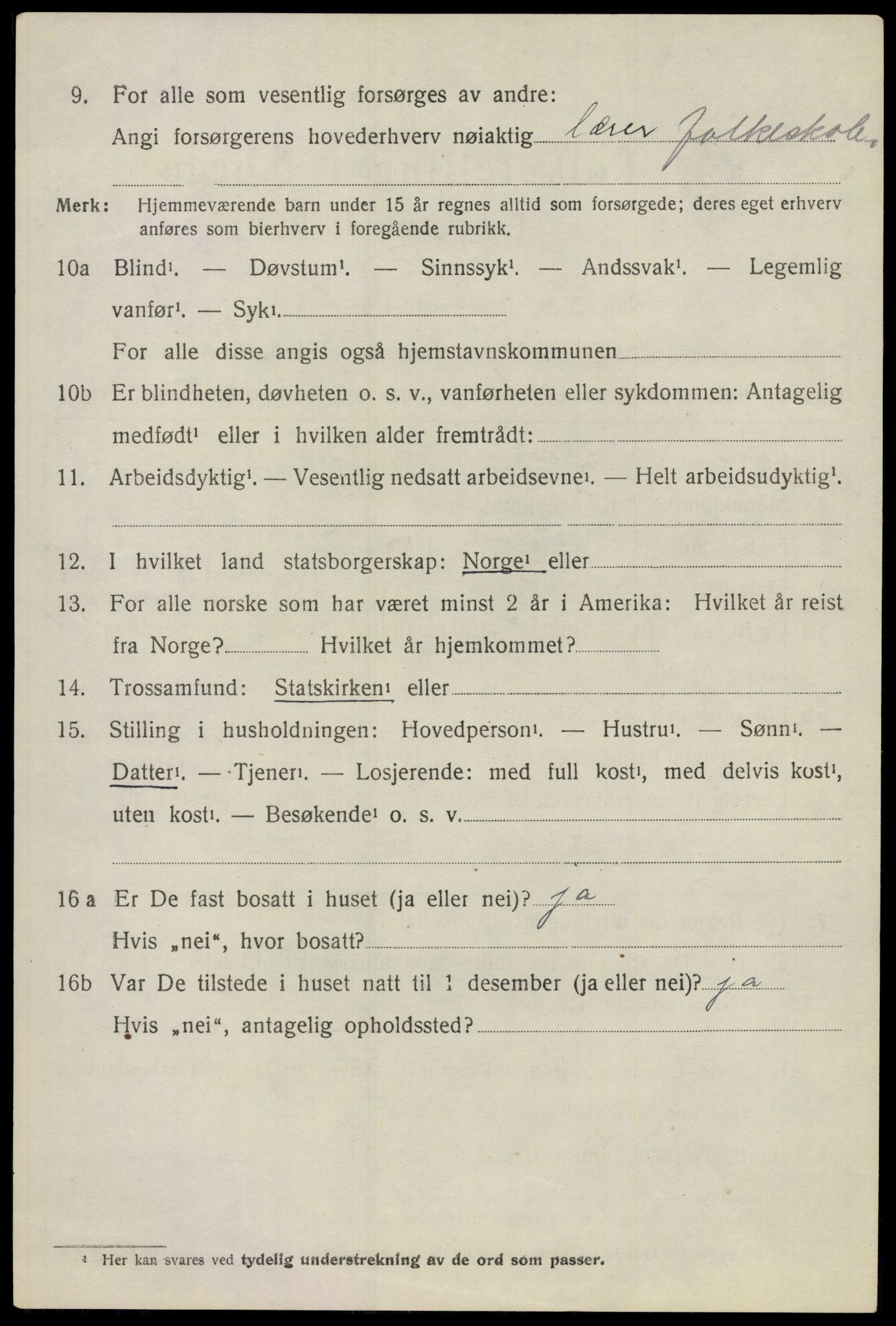 SAO, 1920 census for Skedsmo, 1920, p. 8766