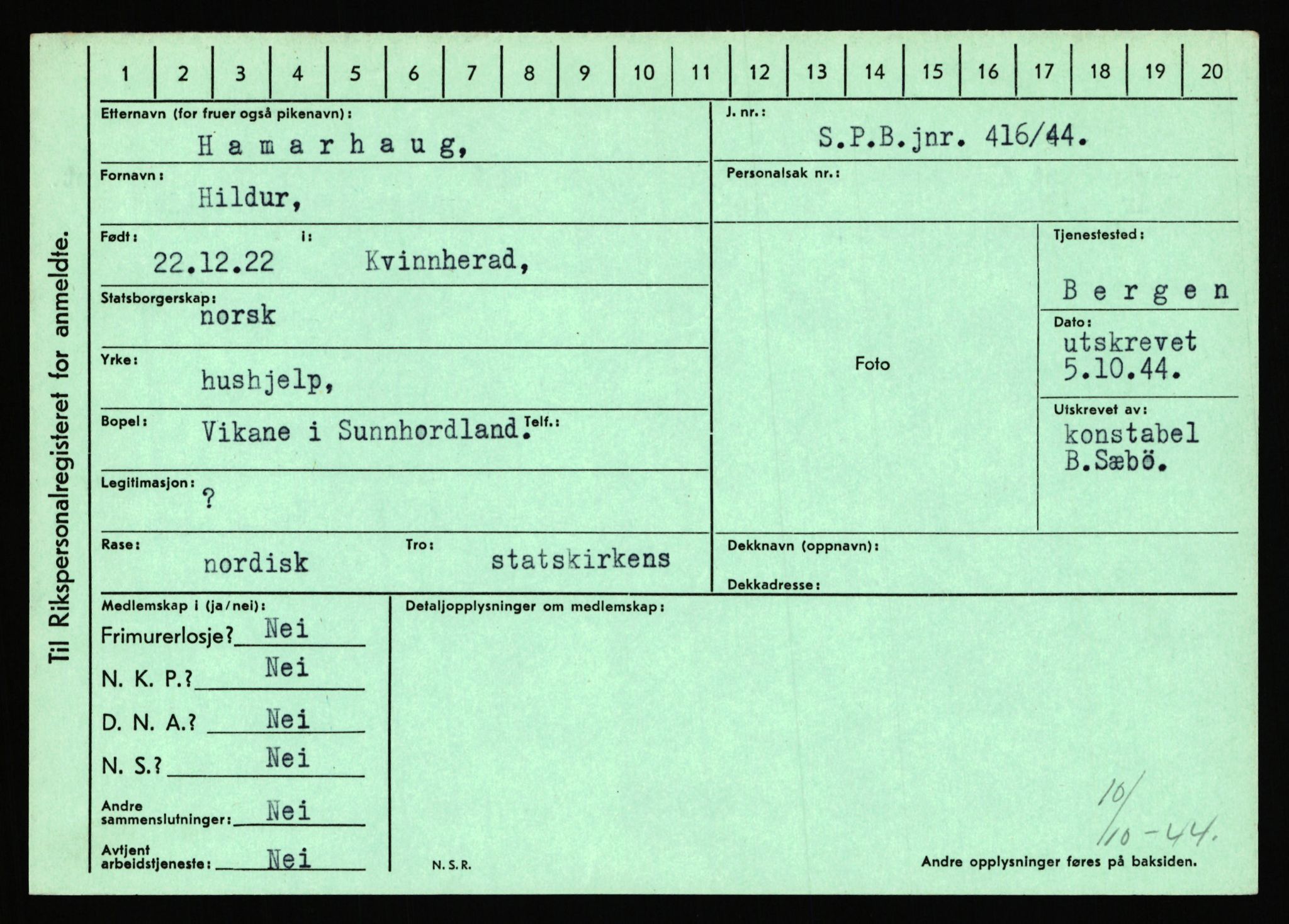 Statspolitiet - Hovedkontoret / Osloavdelingen, AV/RA-S-1329/C/Ca/L0005: Furali - Hamula, 1943-1945, p. 4750