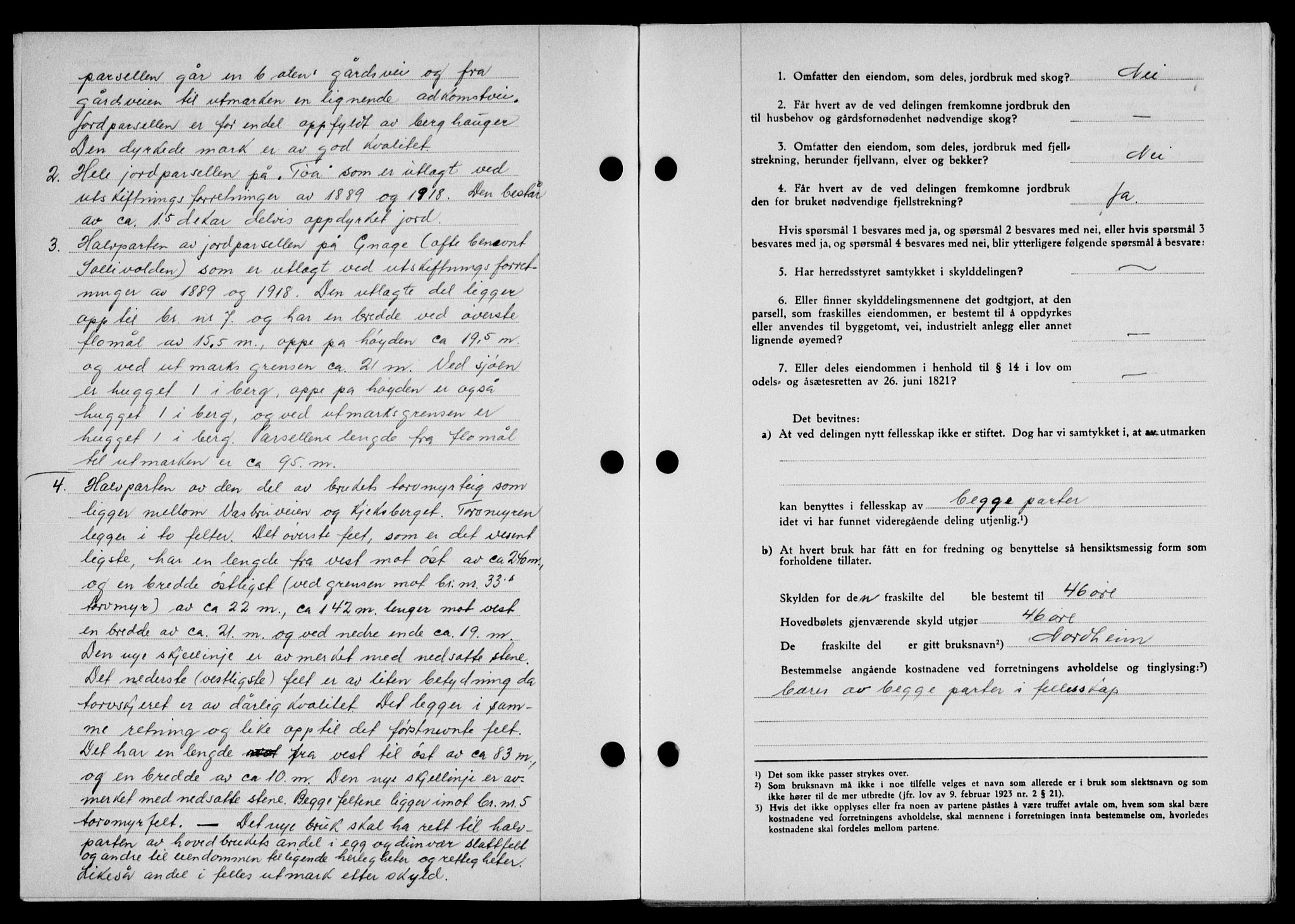 Lofoten sorenskriveri, SAT/A-0017/1/2/2C/L0011a: Mortgage book no. 11a, 1943-1943, Diary no: : 720/1943