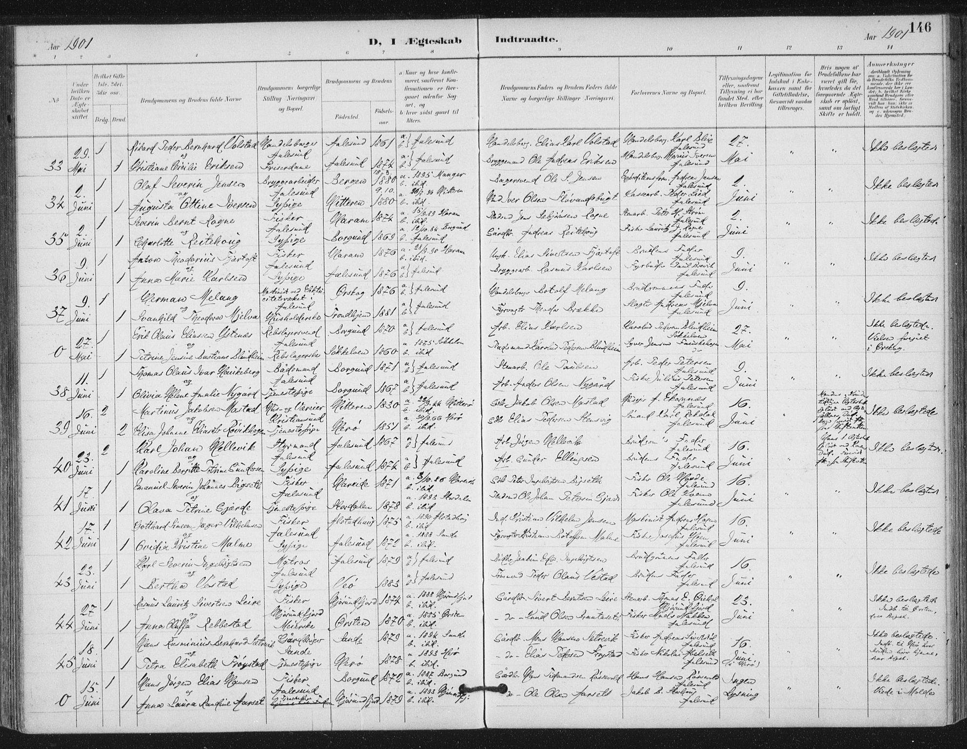 Ministerialprotokoller, klokkerbøker og fødselsregistre - Møre og Romsdal, AV/SAT-A-1454/529/L0457: Parish register (official) no. 529A07, 1894-1903, p. 146