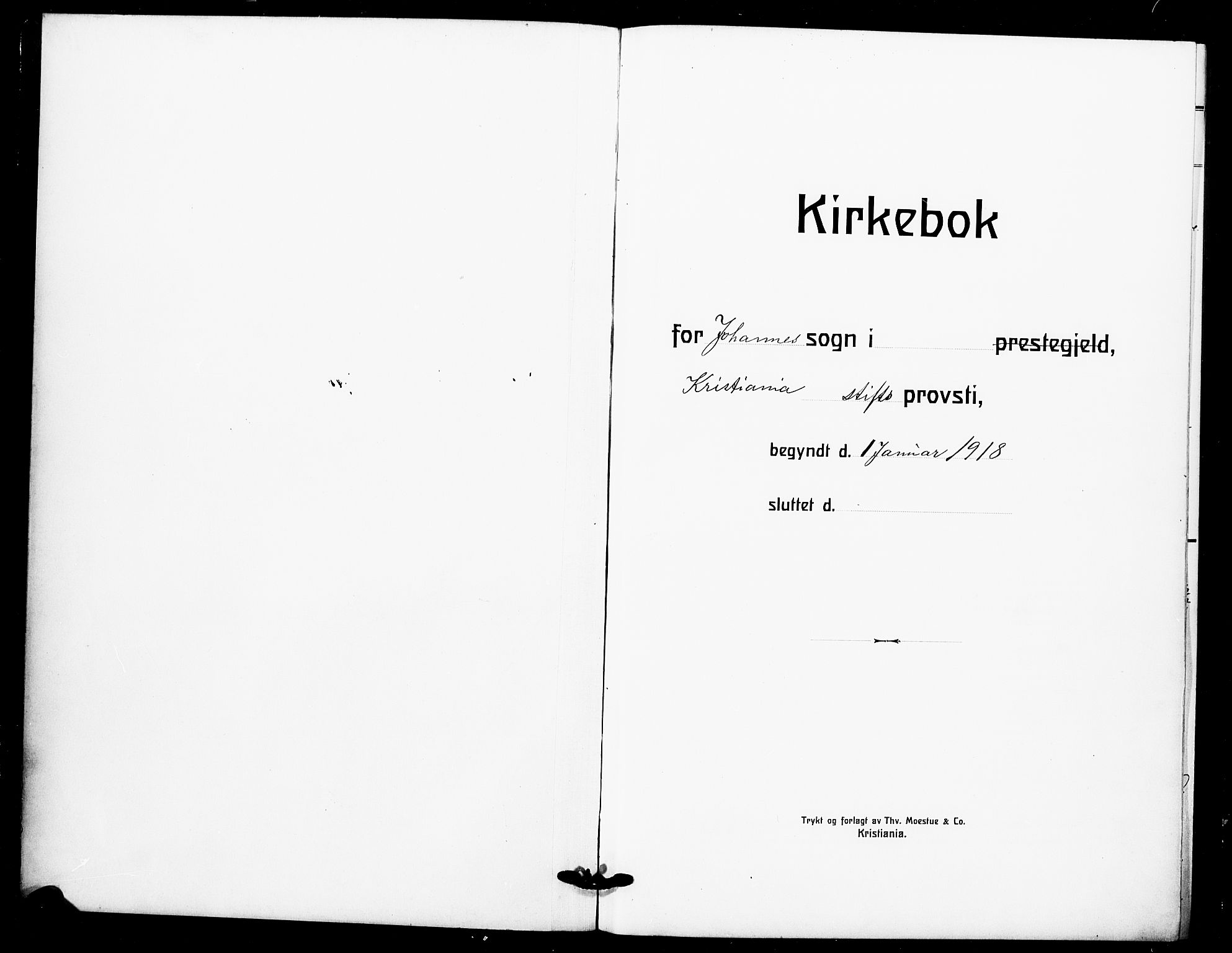 Johannes prestekontor Kirkebøker, SAO/A-10852/F/Fa/L0012: Parish register (official) no. 12, 1918-1930