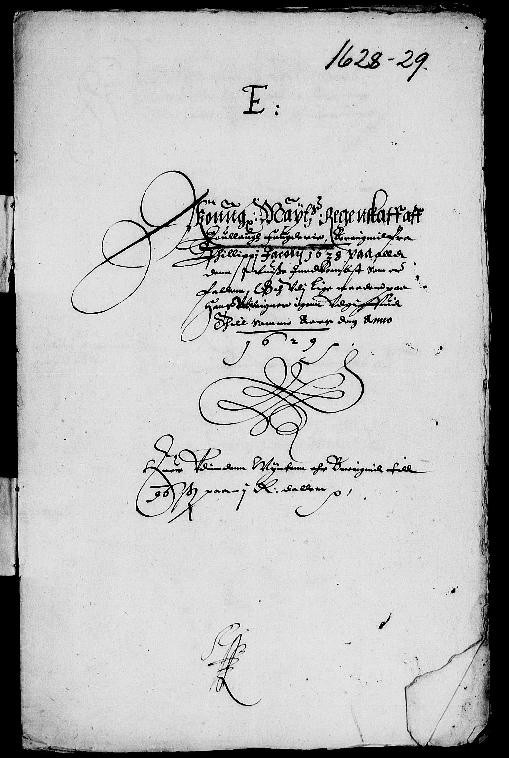 Rentekammeret inntil 1814, Reviderte regnskaper, Lensregnskaper, RA/EA-5023/R/Rb/Rba/L0086: Akershus len, 1627-1629