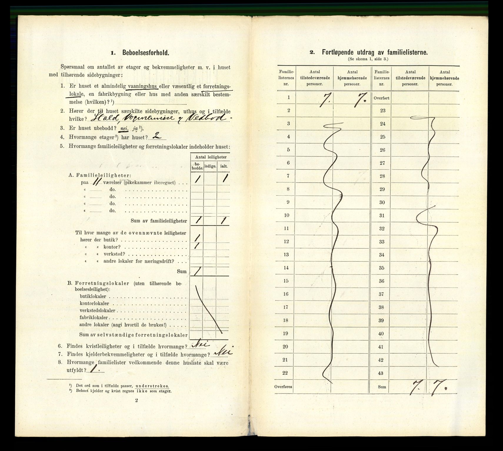 RA, 1910 census for Steinkjer, 1910, p. 35