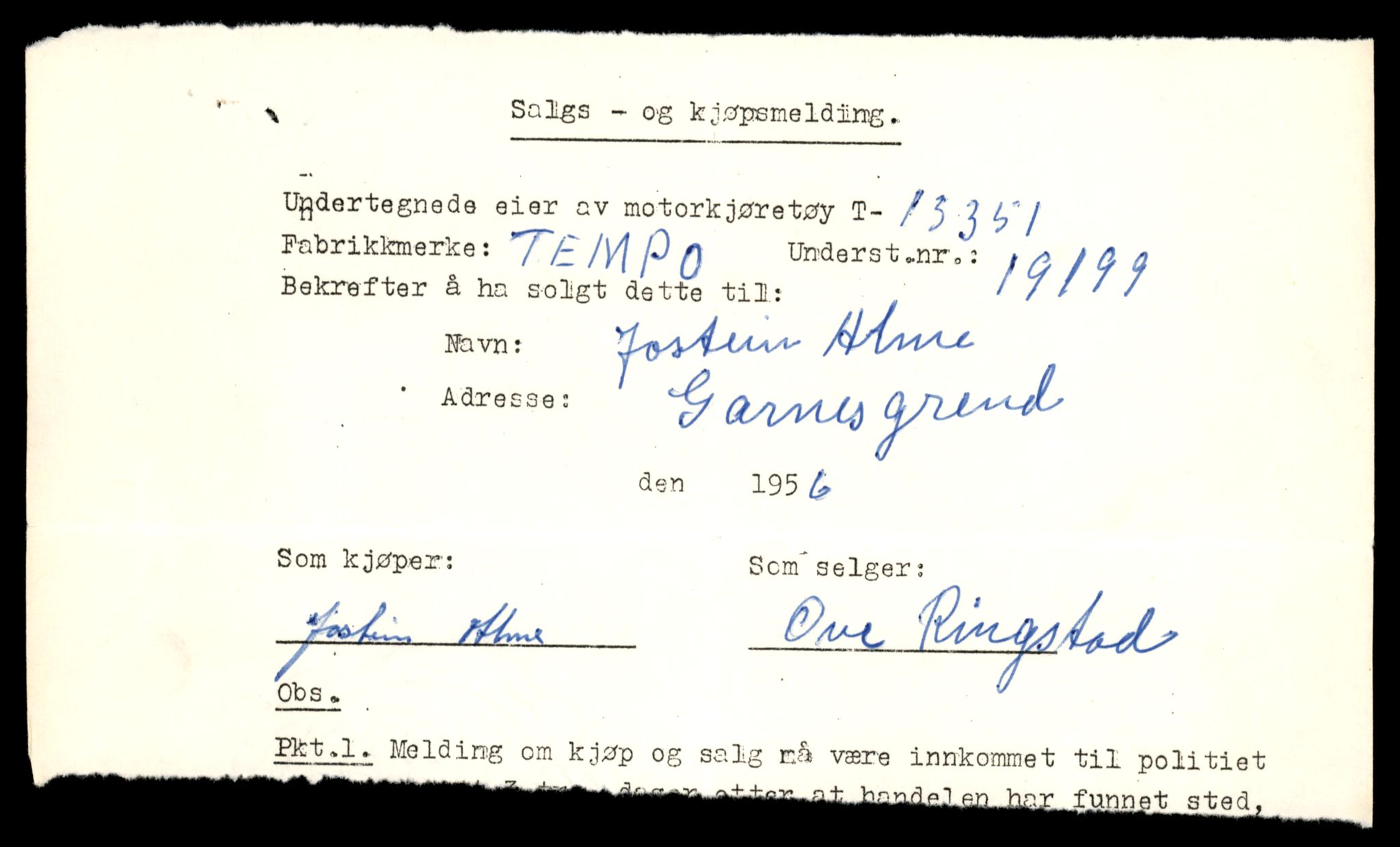 Møre og Romsdal vegkontor - Ålesund trafikkstasjon, AV/SAT-A-4099/F/Fe/L0038: Registreringskort for kjøretøy T 13180 - T 13360, 1927-1998, p. 2881