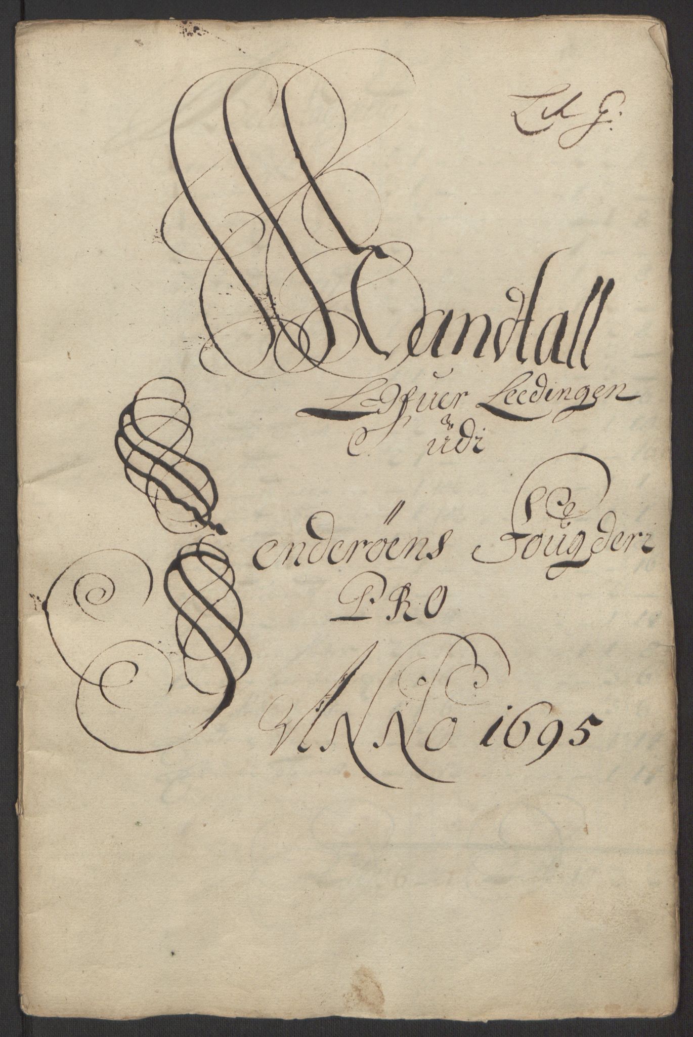 Rentekammeret inntil 1814, Reviderte regnskaper, Fogderegnskap, RA/EA-4092/R63/L4309: Fogderegnskap Inderøy, 1695-1697, p. 55