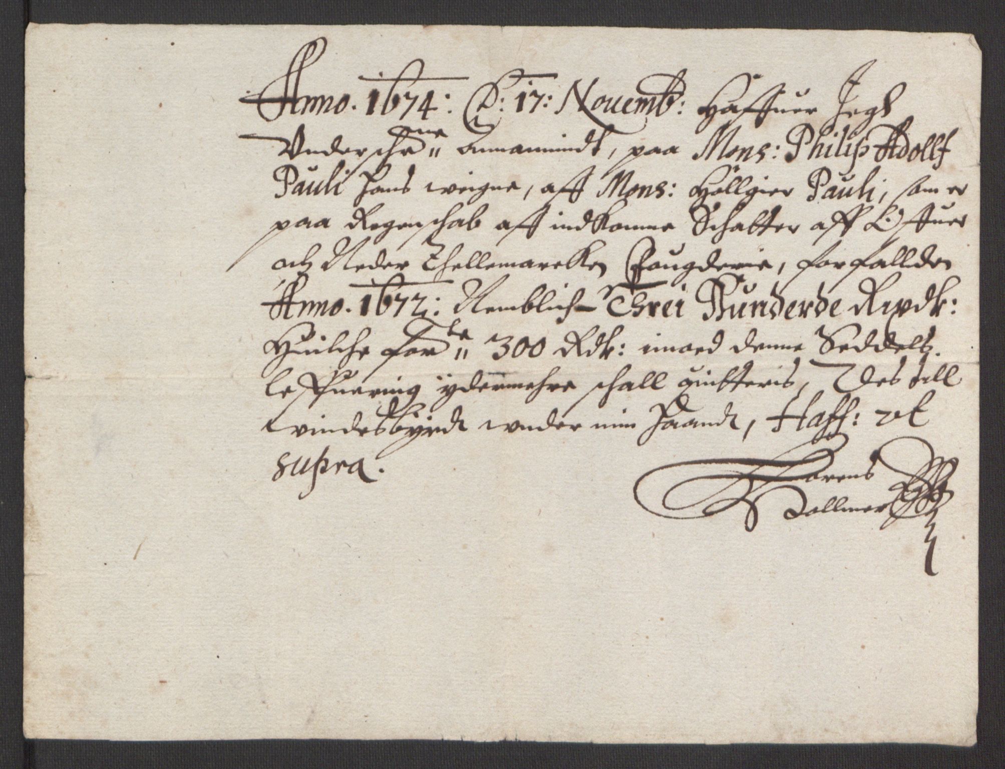 Rentekammeret inntil 1814, Reviderte regnskaper, Fogderegnskap, AV/RA-EA-4092/R35/L2061: Fogderegnskap Øvre og Nedre Telemark, 1673-1674, p. 259