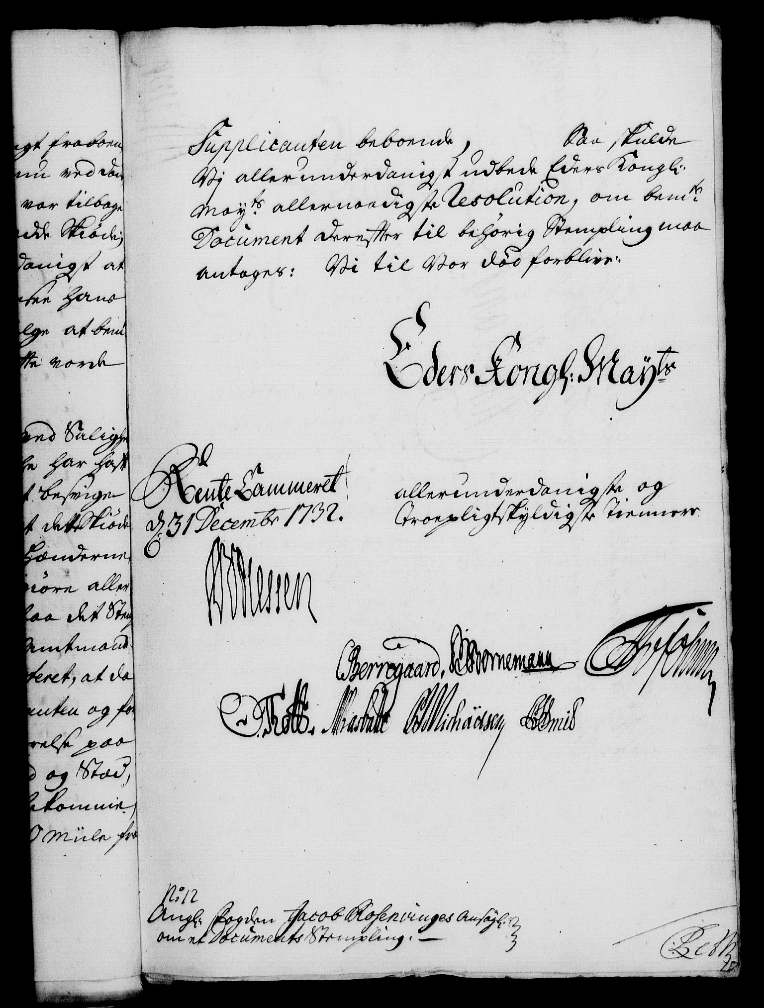 Rentekammeret, Kammerkanselliet, RA/EA-3111/G/Gf/Gfa/L0016: Norsk relasjons- og resolusjonsprotokoll (merket RK 52.16), 1733, p. 28