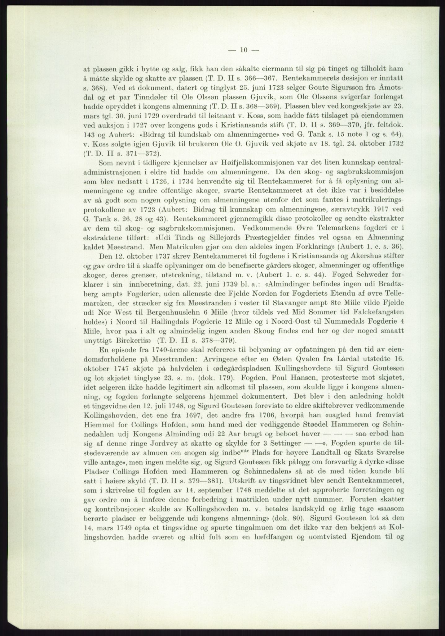 Høyfjellskommisjonen, AV/RA-S-1546/X/Xa/L0001: Nr. 1-33, 1909-1953, p. 1779