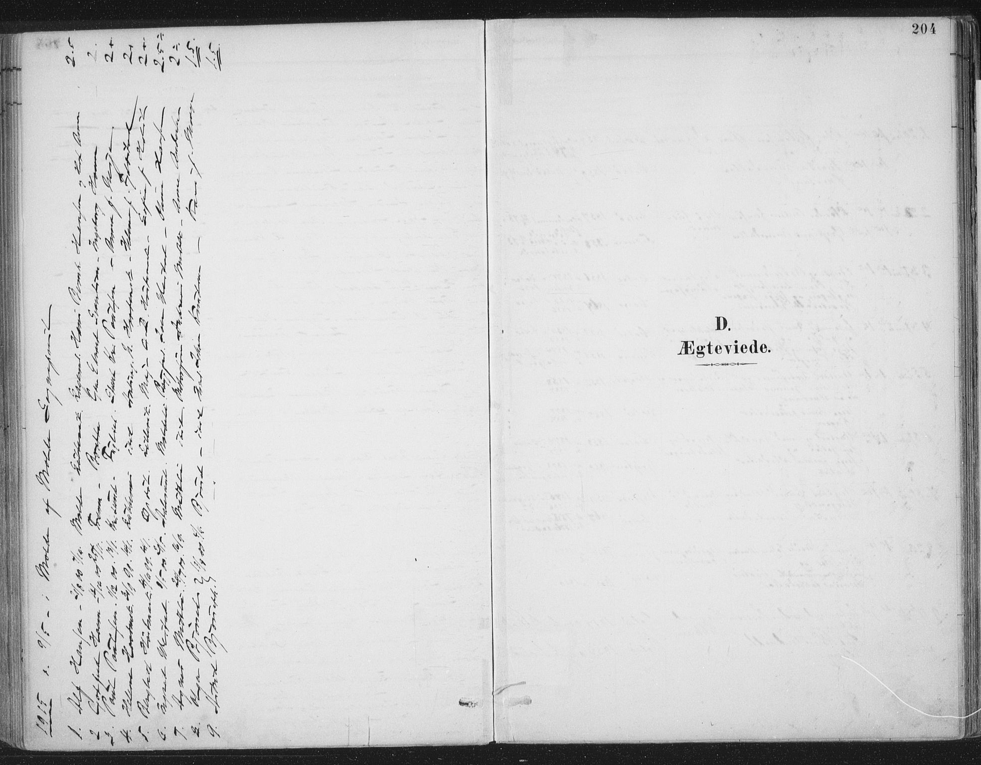 Ministerialprotokoller, klokkerbøker og fødselsregistre - Møre og Romsdal, SAT/A-1454/555/L0658: Parish register (official) no. 555A09, 1887-1917, p. 204