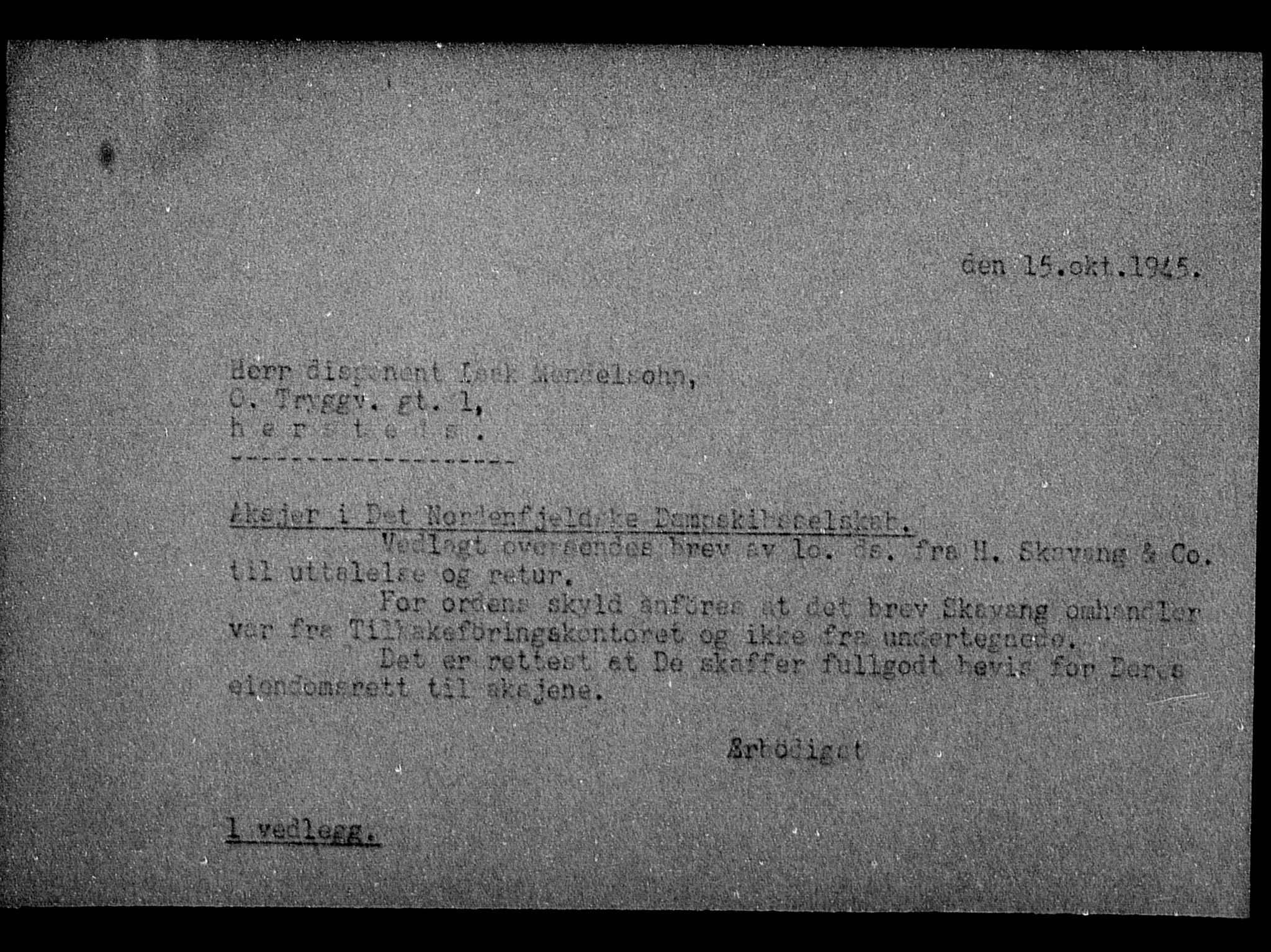 Justisdepartementet, Tilbakeføringskontoret for inndratte formuer, AV/RA-S-1564/H/Hc/Hca/L0909: --, 1945-1947, p. 102