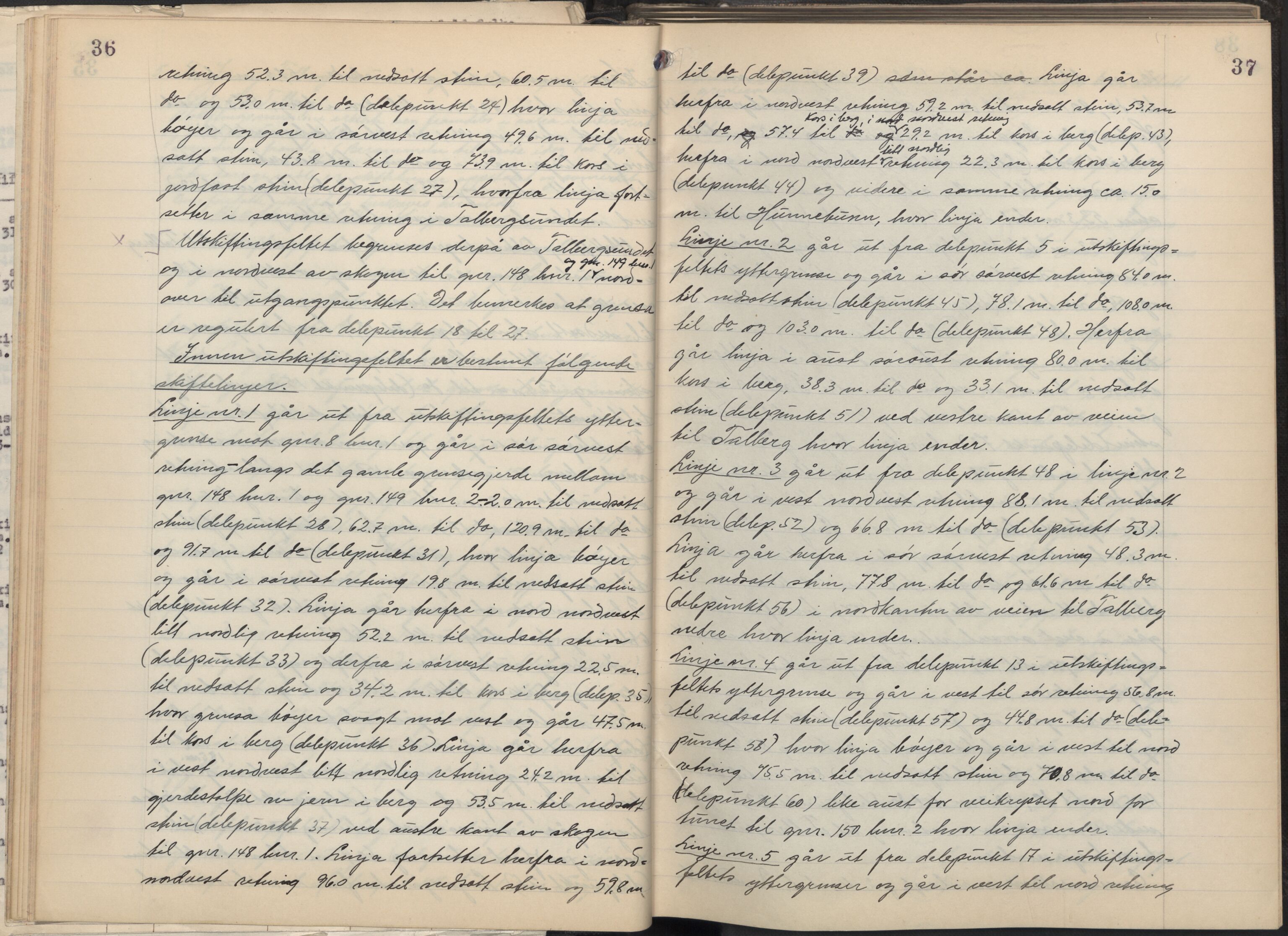 Østfold jordskifterett, AV/SAO-A-10240/F/Fc/L0007: Forhandlingsprotokoller, 1941-1947, p. 36-37