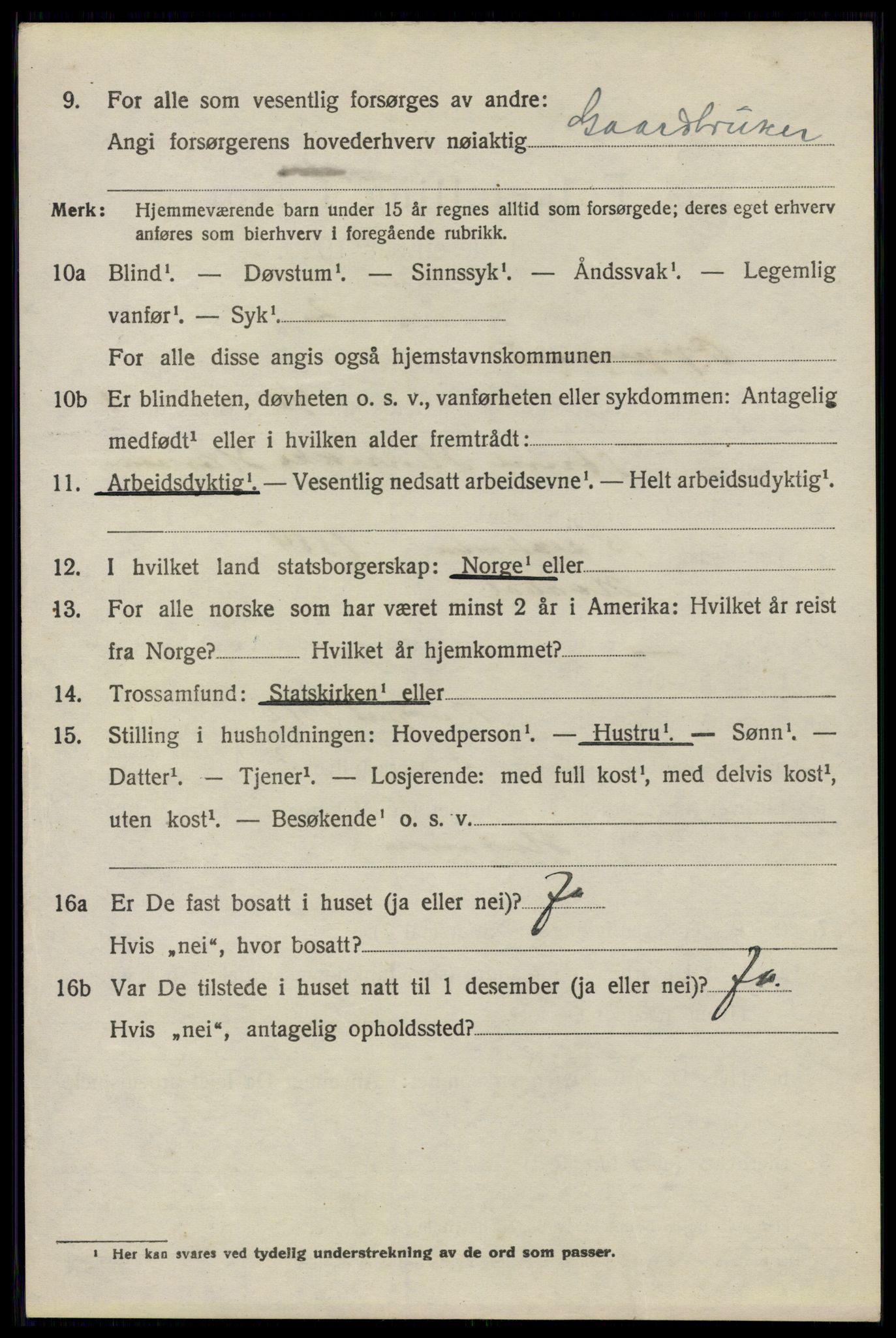 SAO, 1920 census for Oppegård, 1920, p. 4696