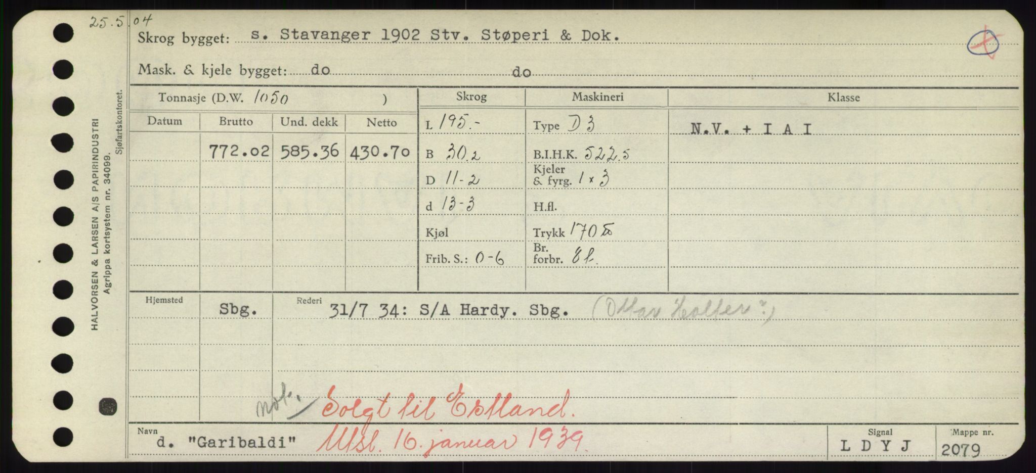 Sjøfartsdirektoratet med forløpere, Skipsmålingen, AV/RA-S-1627/H/Hd/L0012: Fartøy, G-Glø, p. 81