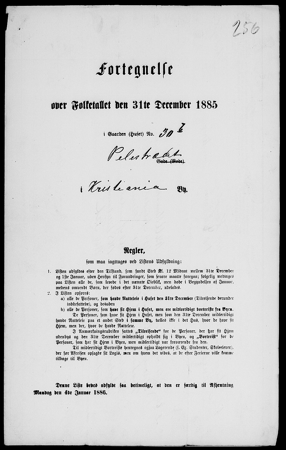 RA, 1885 census for 0301 Kristiania, 1885, p. 6202