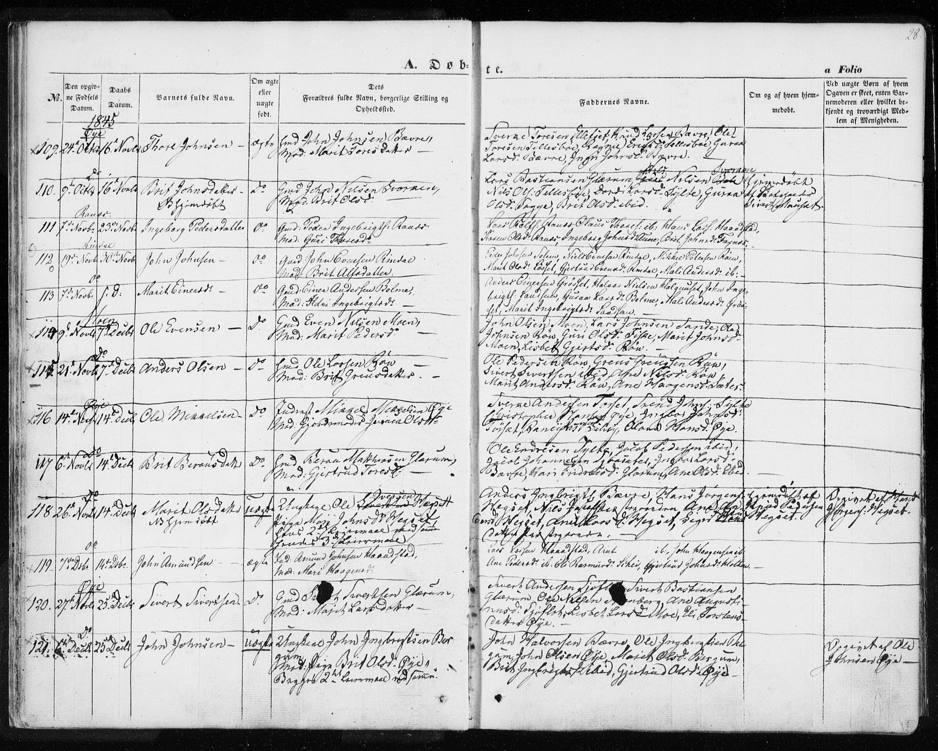 Ministerialprotokoller, klokkerbøker og fødselsregistre - Møre og Romsdal, AV/SAT-A-1454/595/L1043: Parish register (official) no. 595A05, 1843-1851, p. 28
